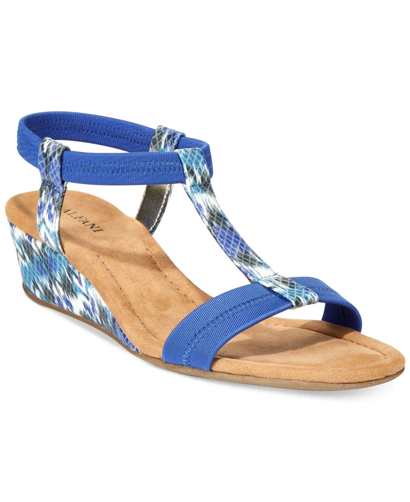Lyst - Alfani Women's Voyage Wedge Sandals, Only At Macy's in Blue