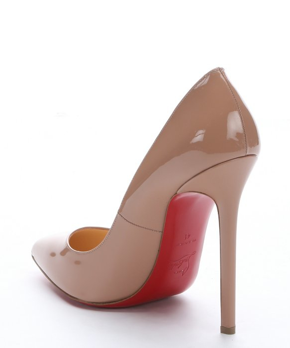 Christian louboutin Nude Patent Calfskin \u0026#39;pigalle 120\u0026#39; Stiletto ...  