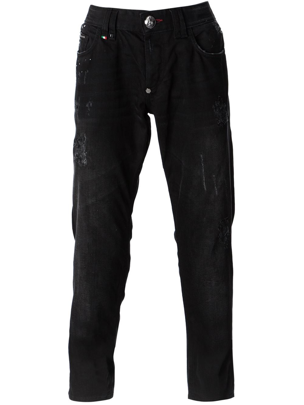 Philipp plein jeans black clearance