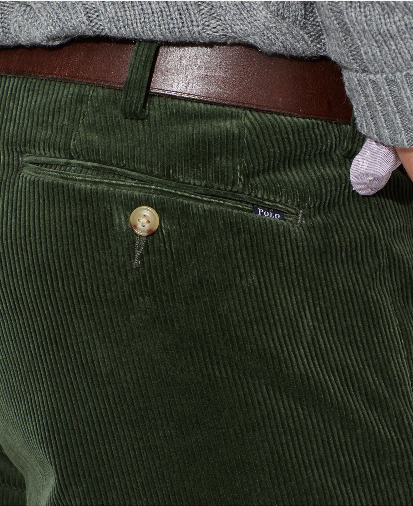 Polo Ralph Lauren Classic-Fit Newport Corduroy Pants in Green for Men | Lyst