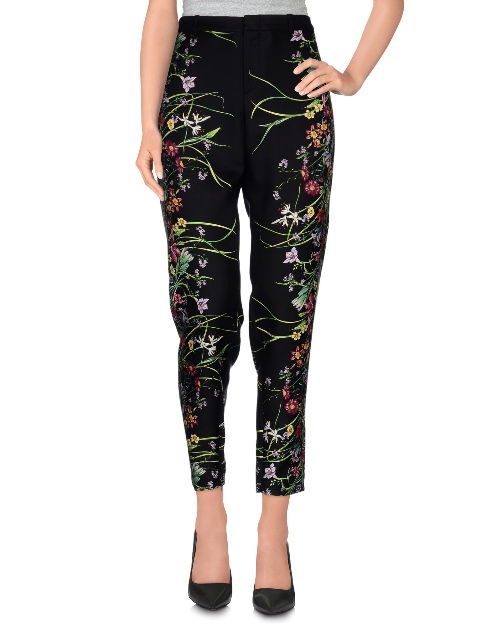 Gucci Casual Pants in Floral (Black) | Lyst