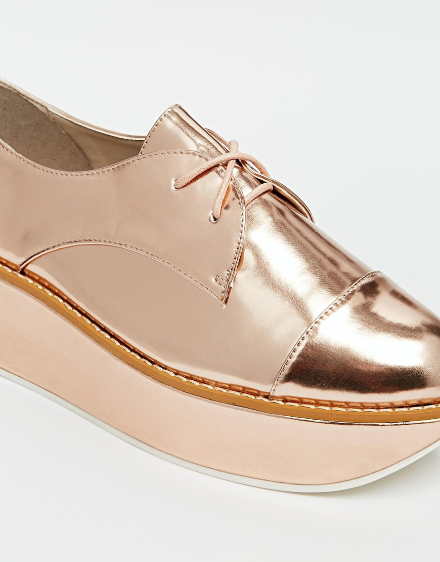 aldo shoes rose gold