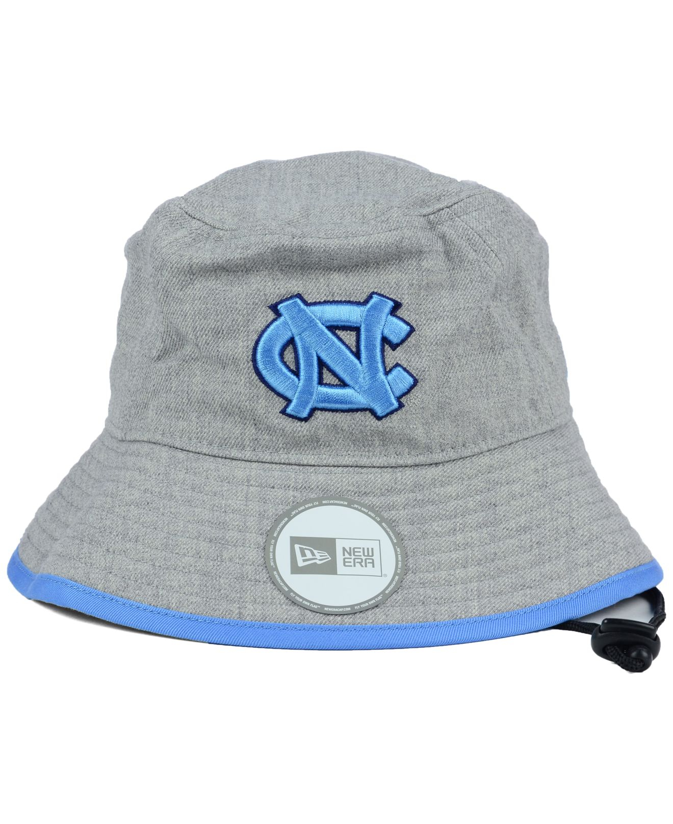 KTZ North Carolina Tar Heels Tip Bucket Hat in Gray for Men Lyst