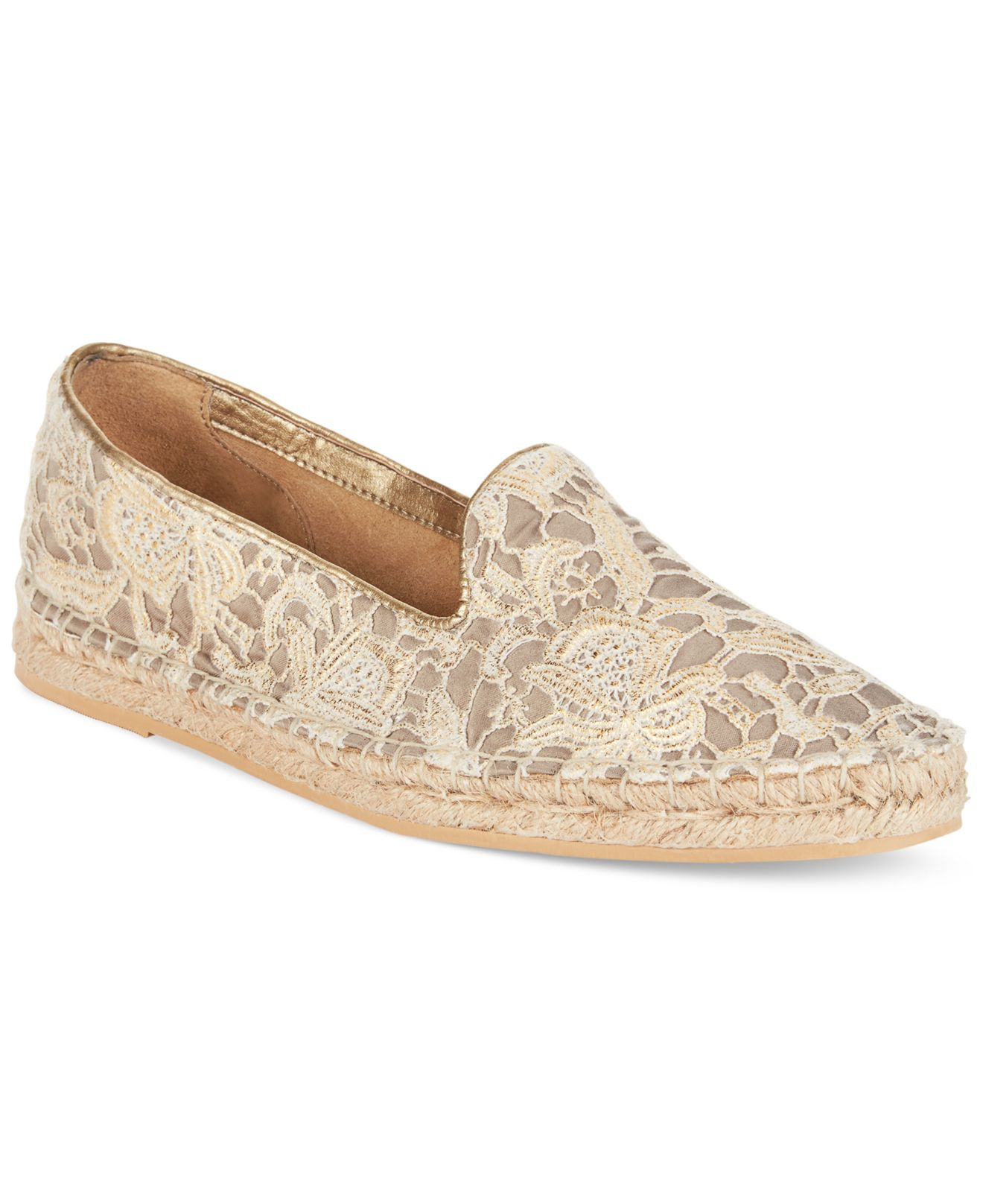 Cole haan Women'S Palermo Espadrille Flats in Natural | Lyst