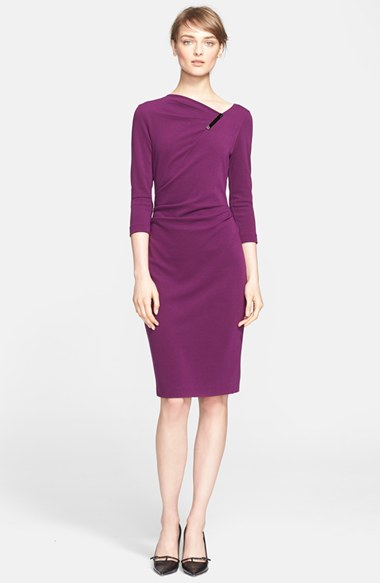 escada purple dress