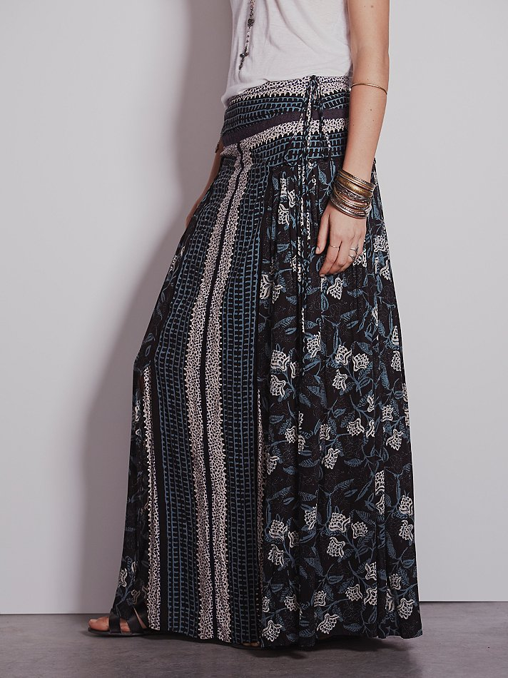 Lyst - Free People Squared Off Convertible Maxi Skirt