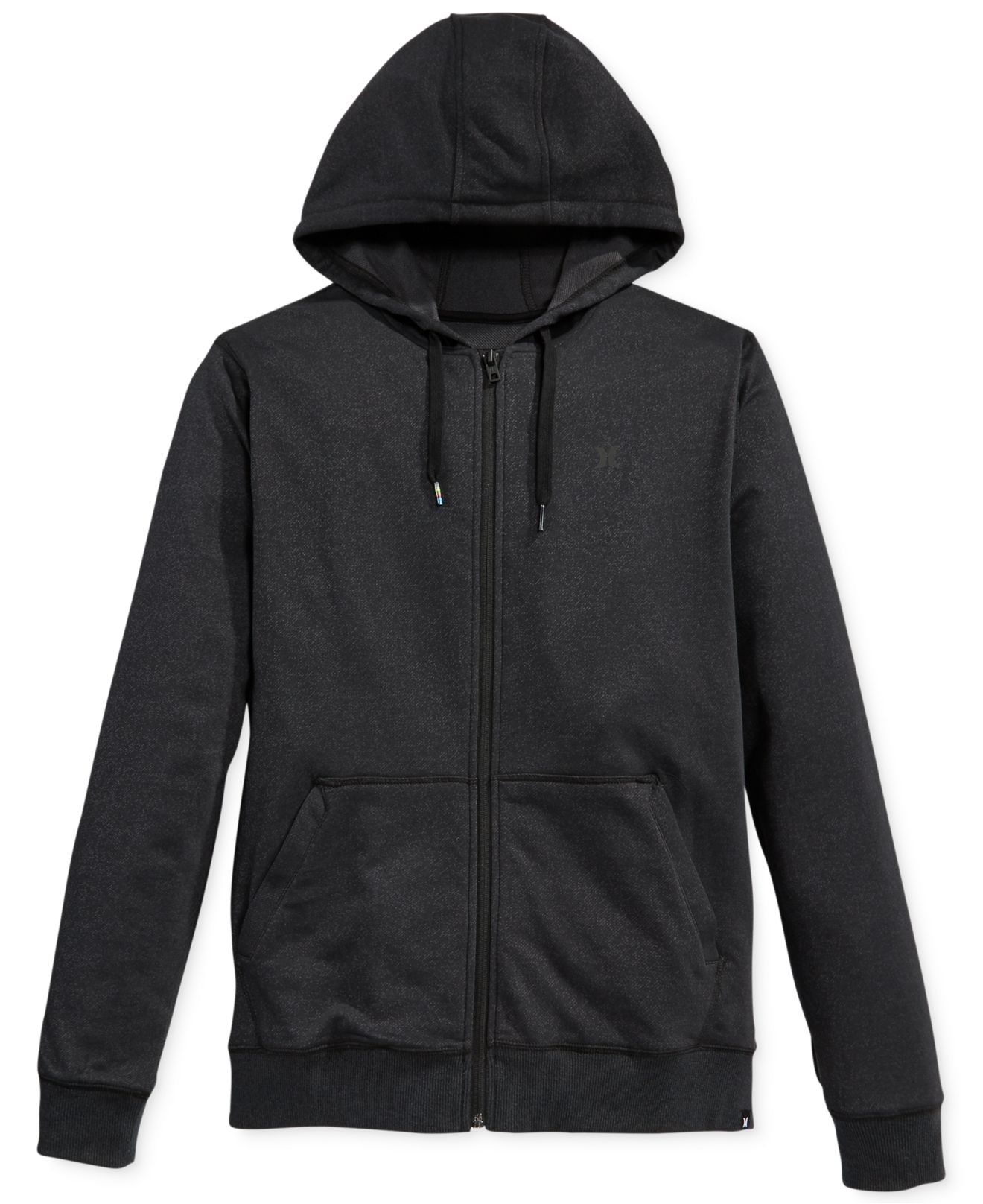 Hurley Dri-fit Fleece Hoodie in Black for Men | Lyst