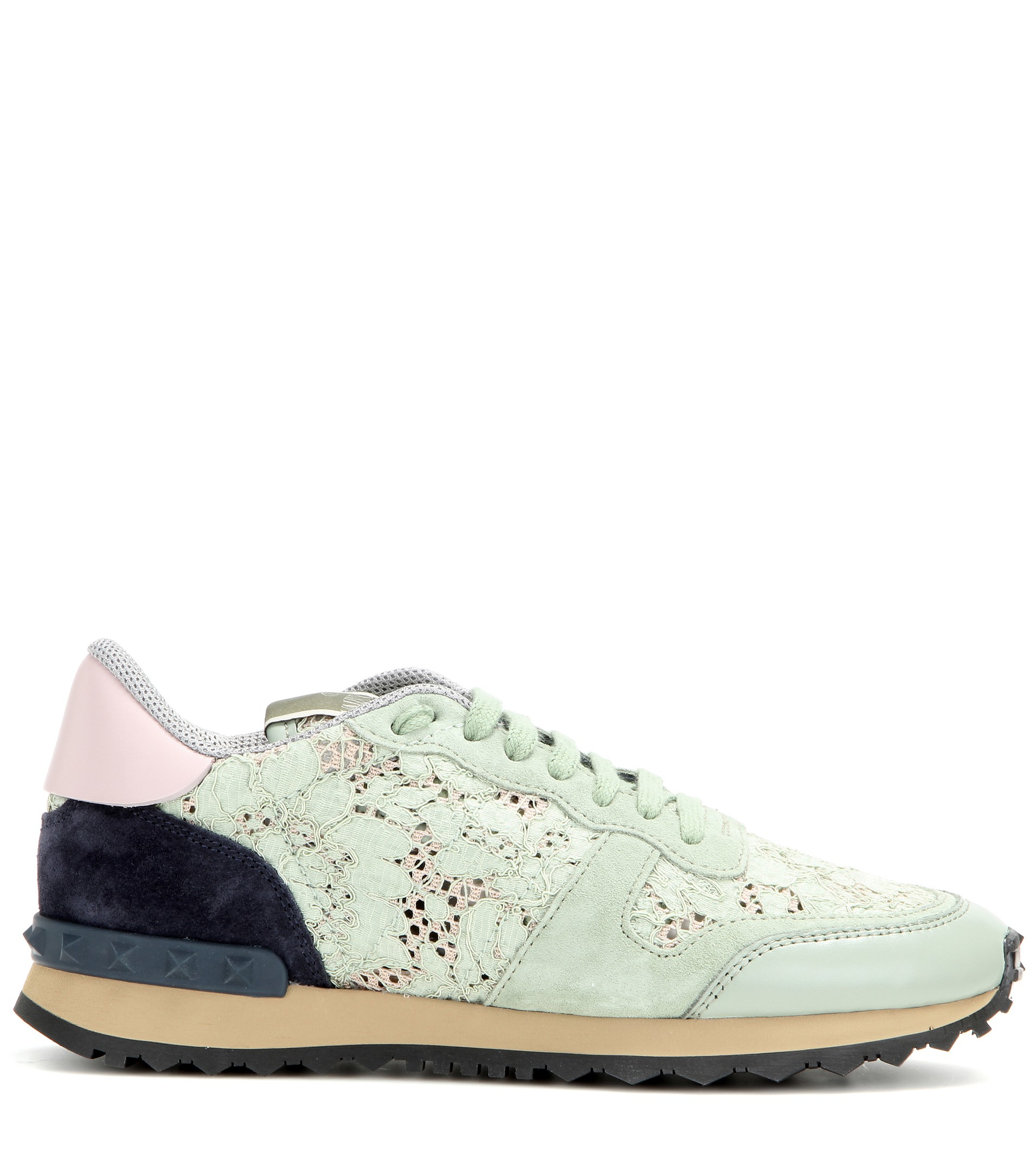 valentino lace sneakers