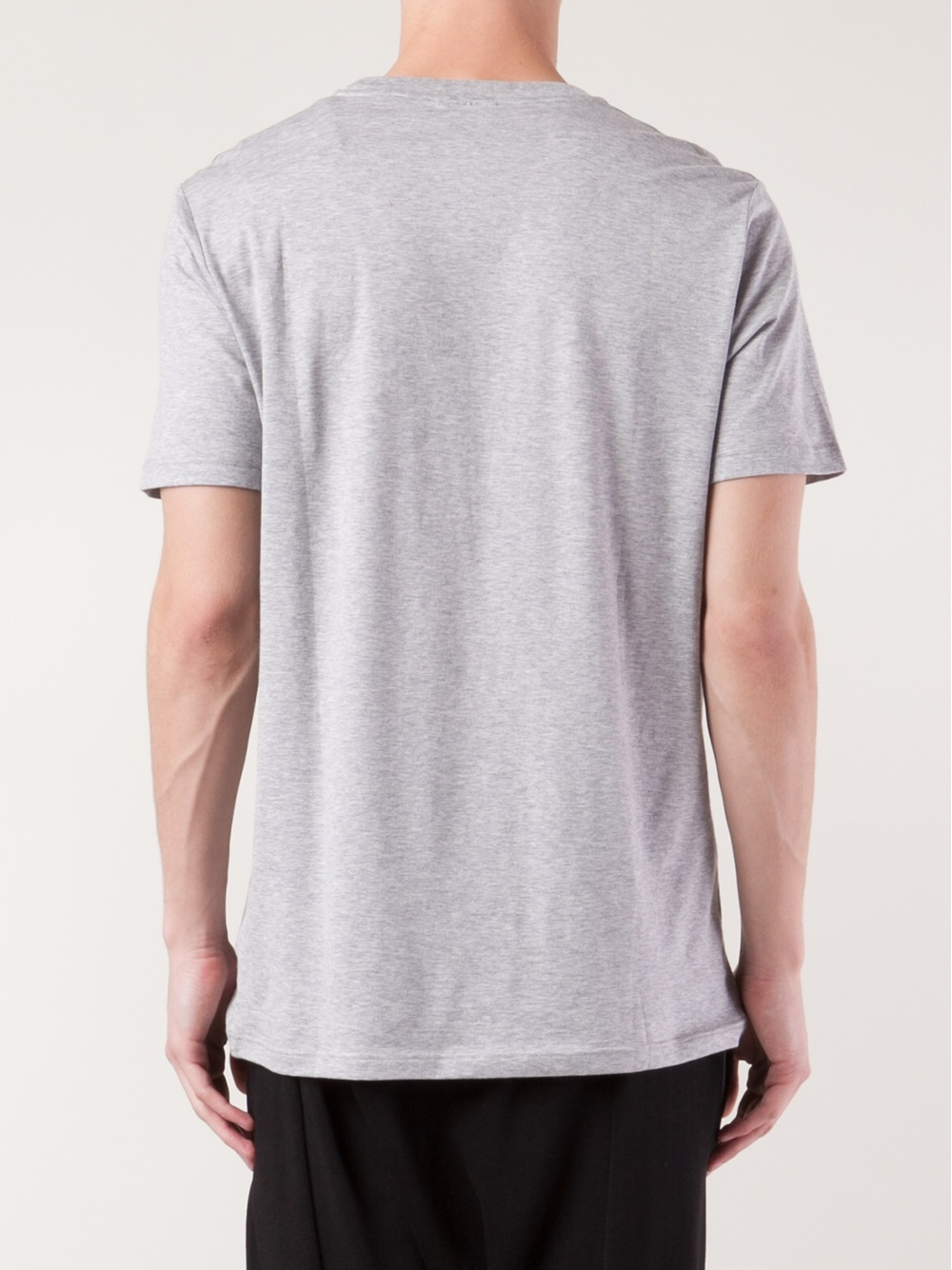 gray color t shirt