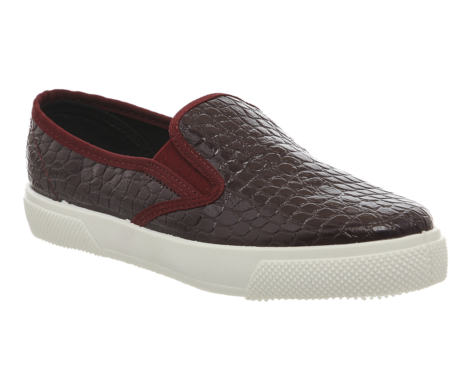 office kicker slip on shoes in purple lyst office kicker slip on shoes in purple lyst