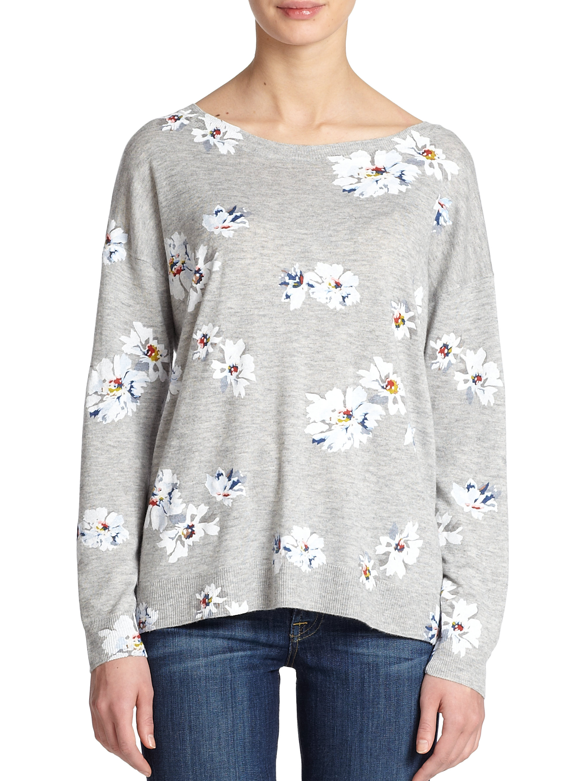 floral print sweater women's