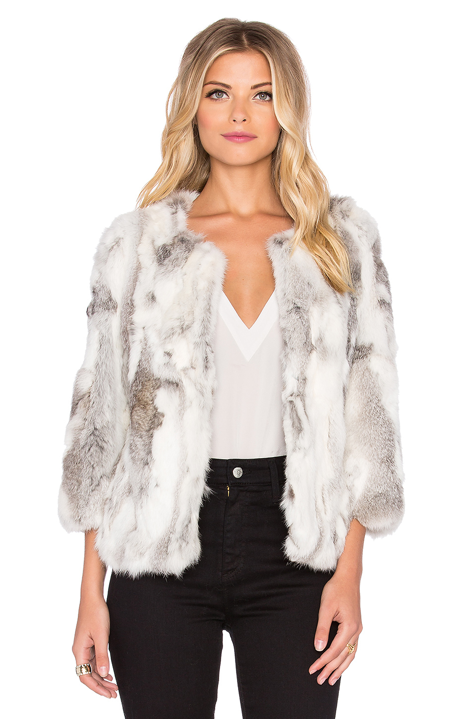 Fur Coat Rabbit Tradingbasis Fur Coat Sheared Rabbit With Rac Trim