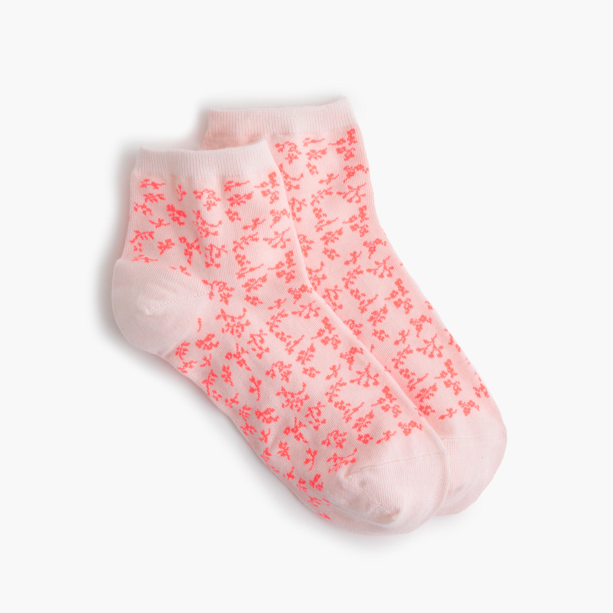 J.crew Tossed Flower Ankle Socks in Pink Lyst
