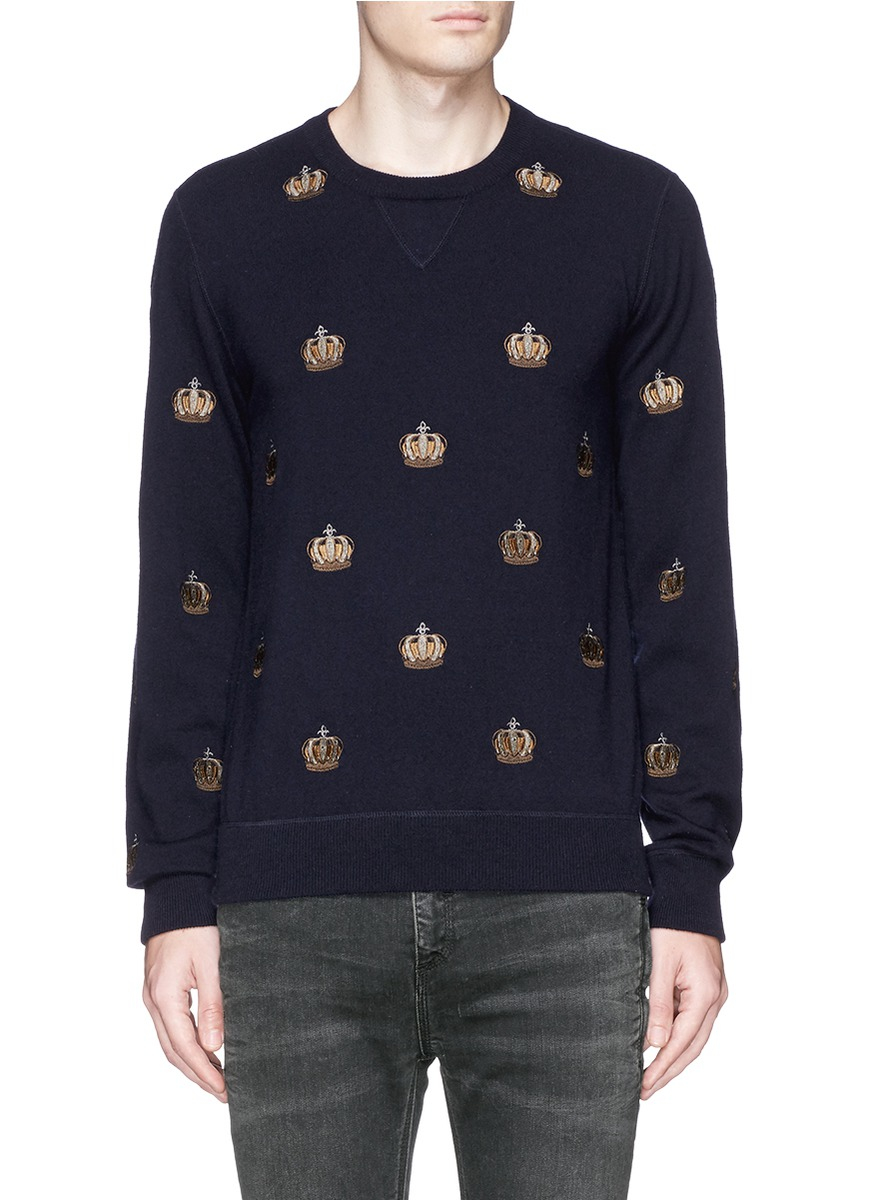 dolce gabbana crown sweater