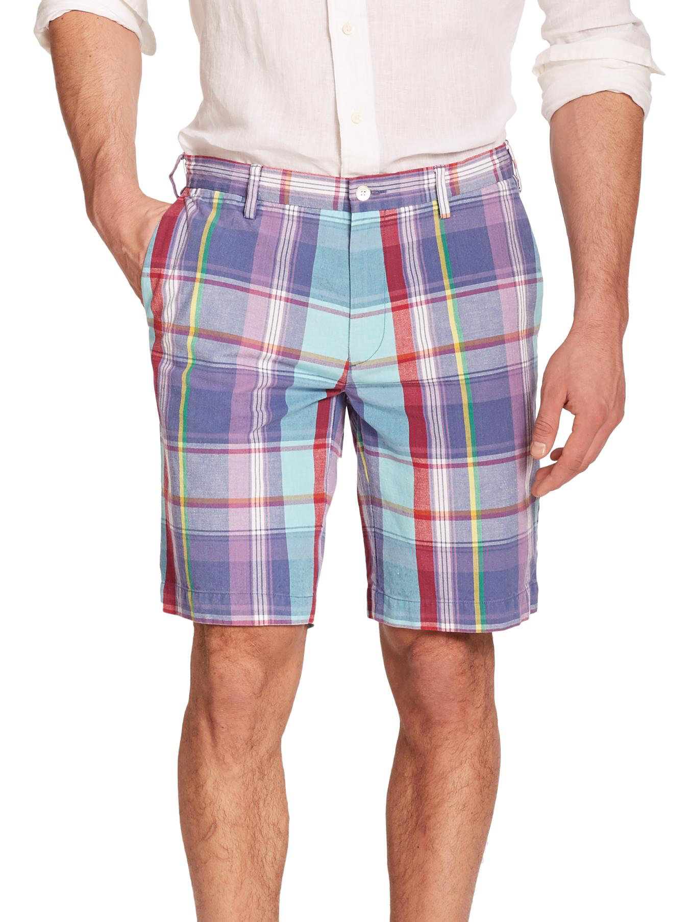 Polo Ralph Lauren Classic-fit Madras Shorts for Men - Lyst