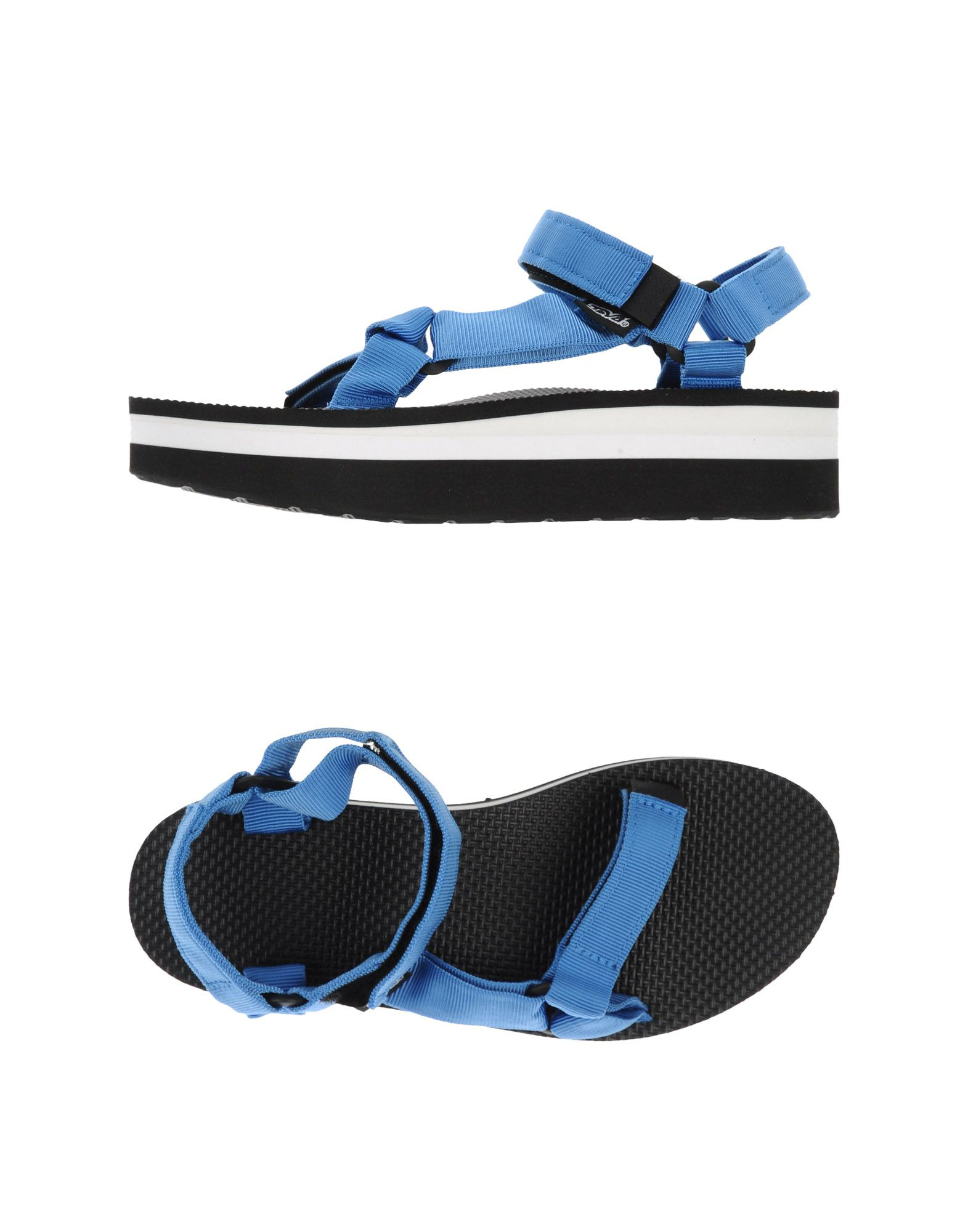teva blue shoes