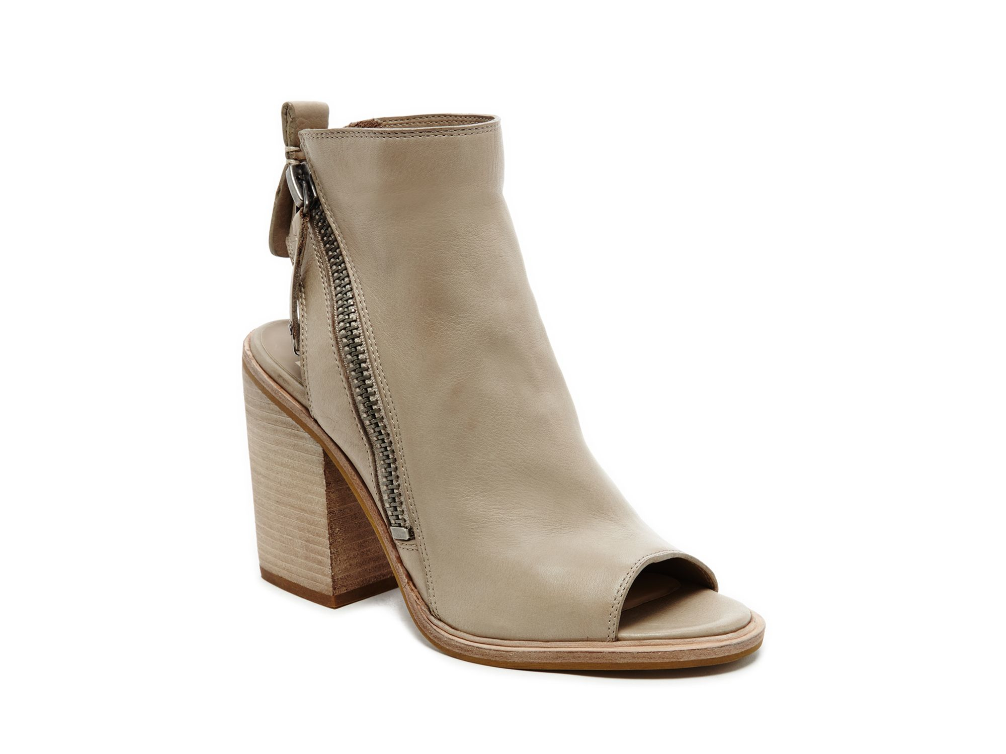 open toe and heel booties