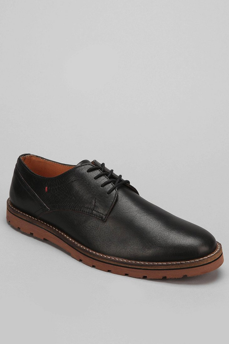 BEN SHERMAN SIMPSON MENS BLACK TAN LEATHER BROGUE LACE UP FORMAL CASUAL SHOES 