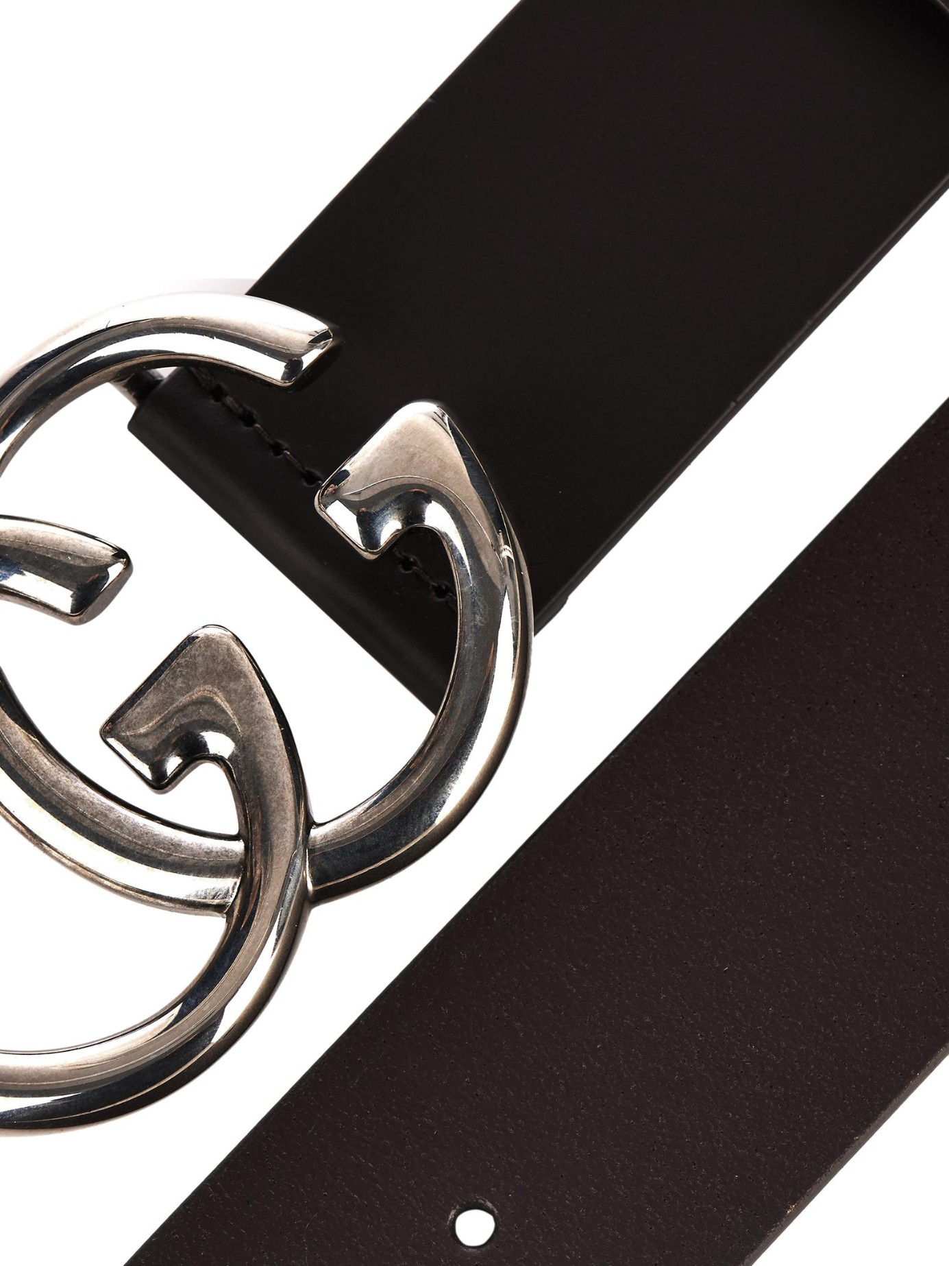 Lyst Gucci GgBuckle Leather Belt in Brown for Men