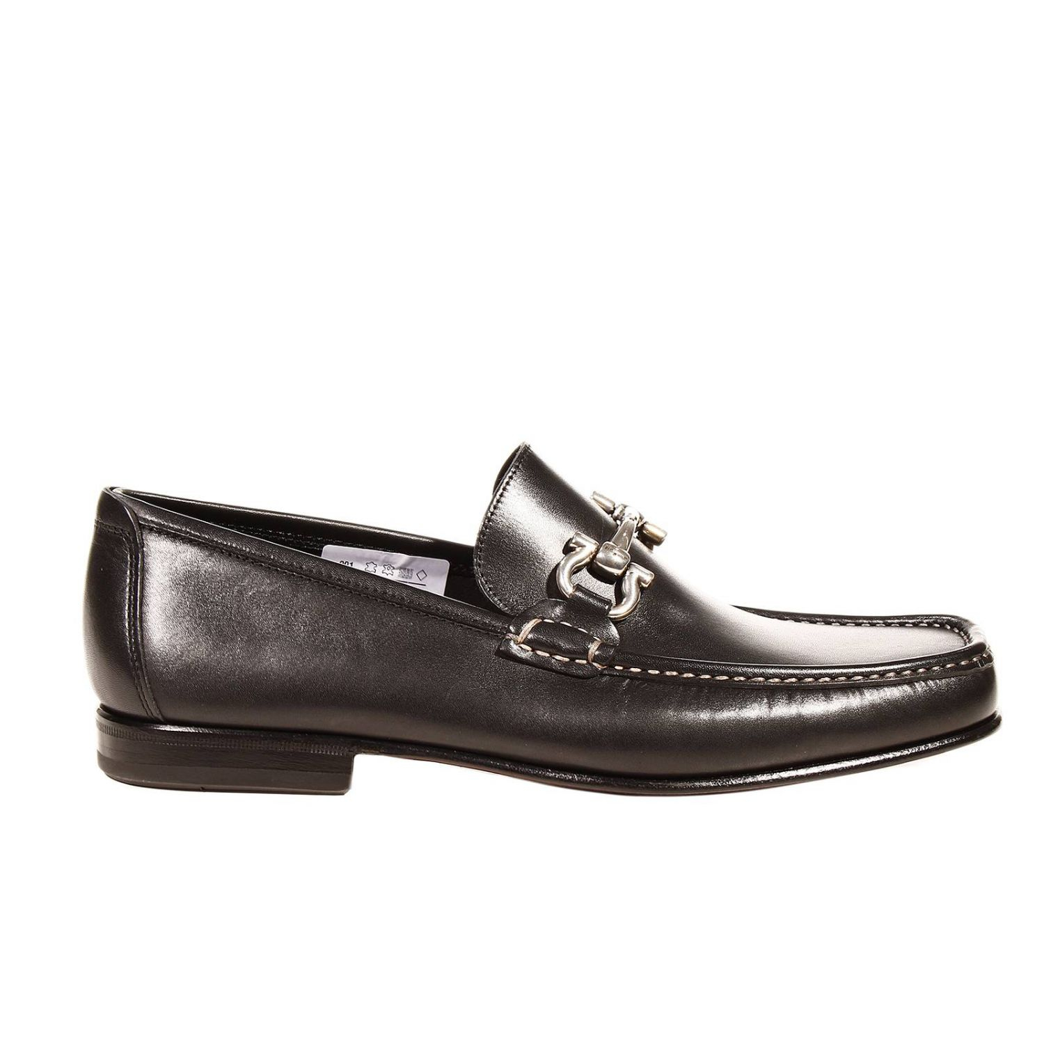 Ferragamo Giordano Leather With Horsebit And Leather Sole Loafer in ...