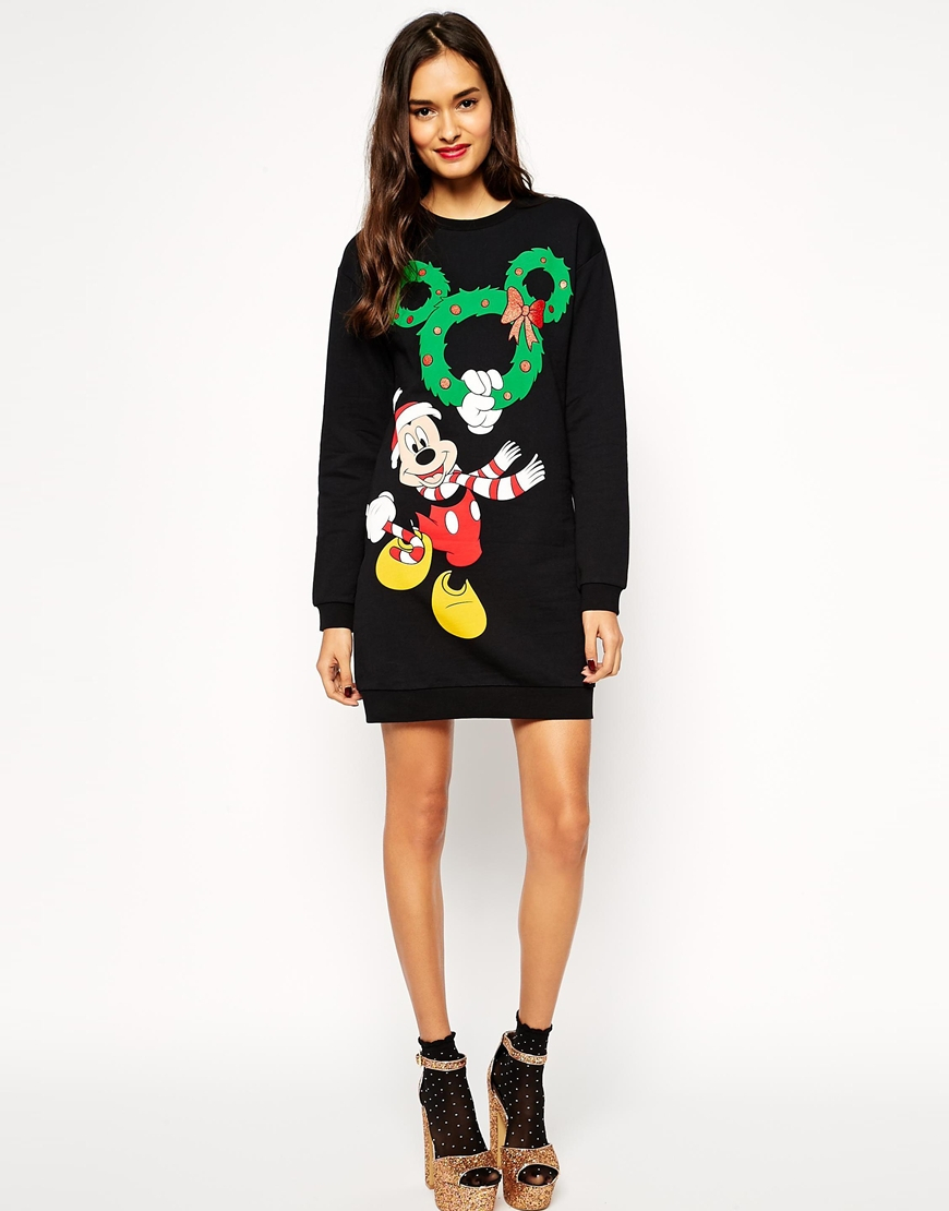 mickey mouse sweater dress