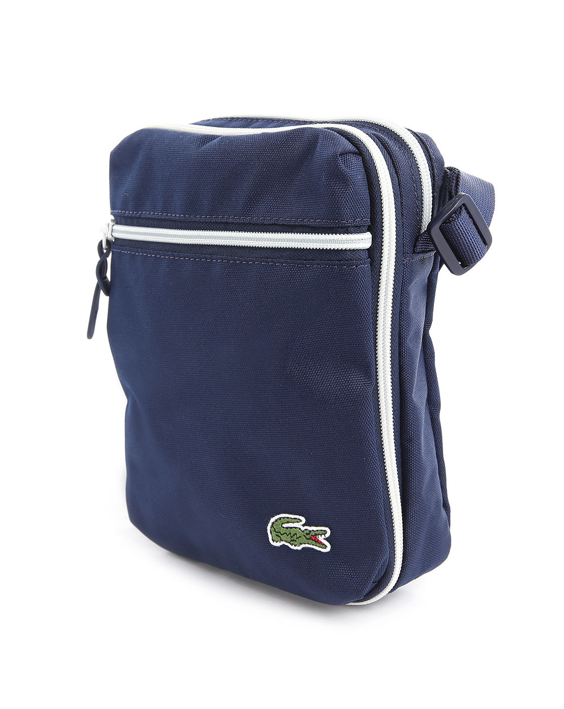 Lacoste Navy Messenger Bag Small Format in Blue for Men Lyst