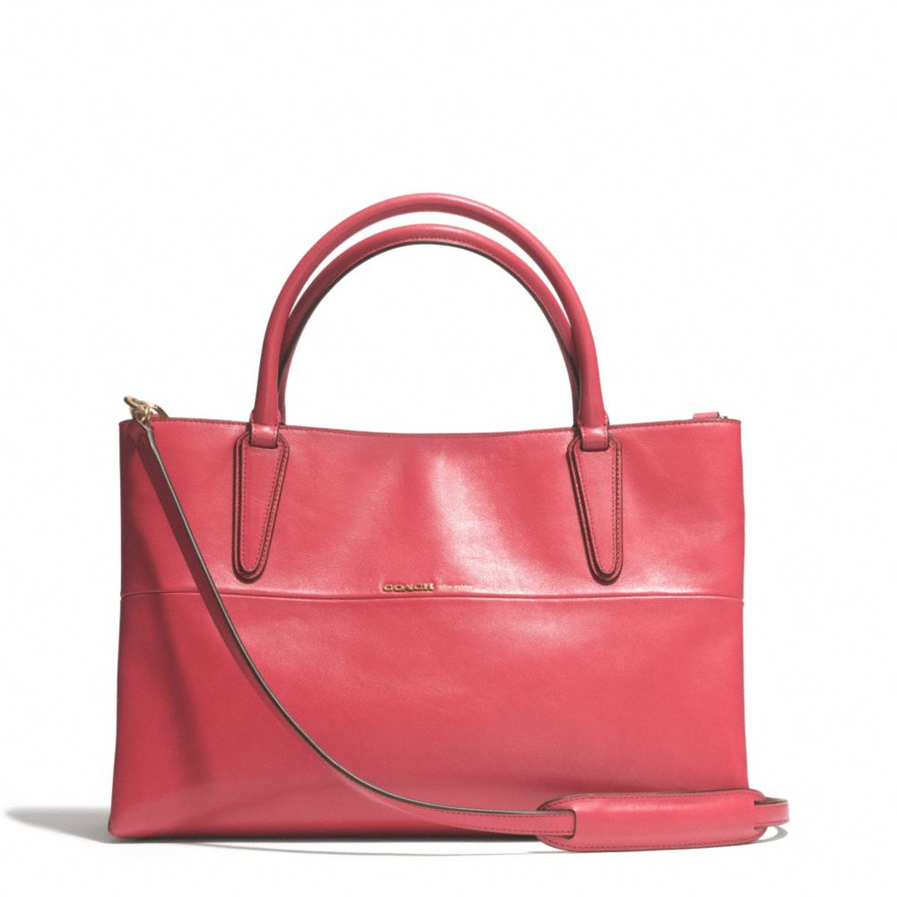 Lyst - Coach Soft Borough Bag In Nappa Leather in Pink