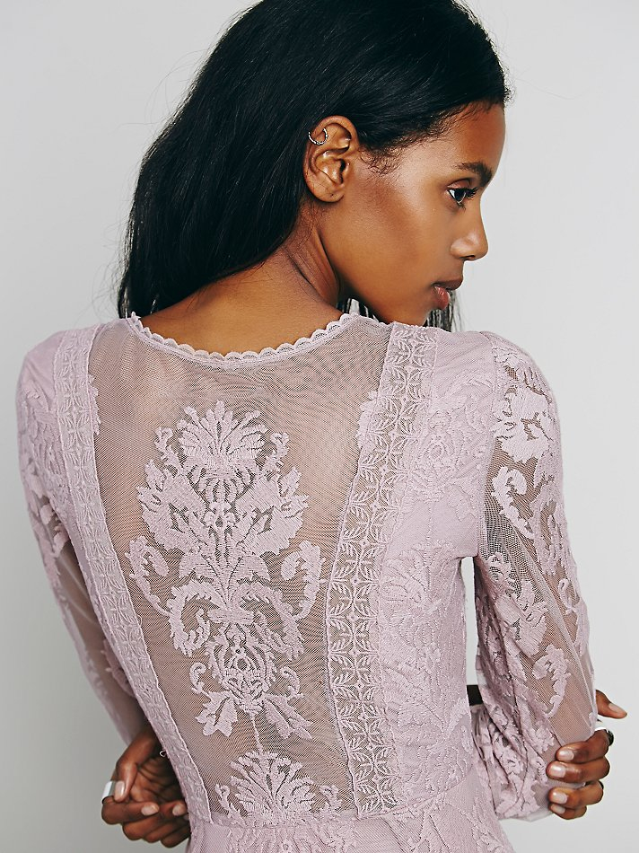 Free People Reign Over Me Lace Dress in Purple | Lyst