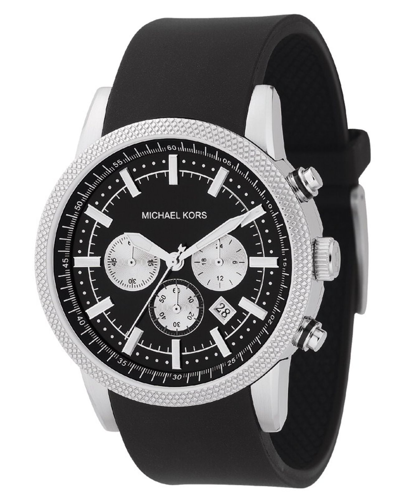 Michael Kors Men'S Chronograph Scout Black Strap Watch Mk8040 for Men - Lyst