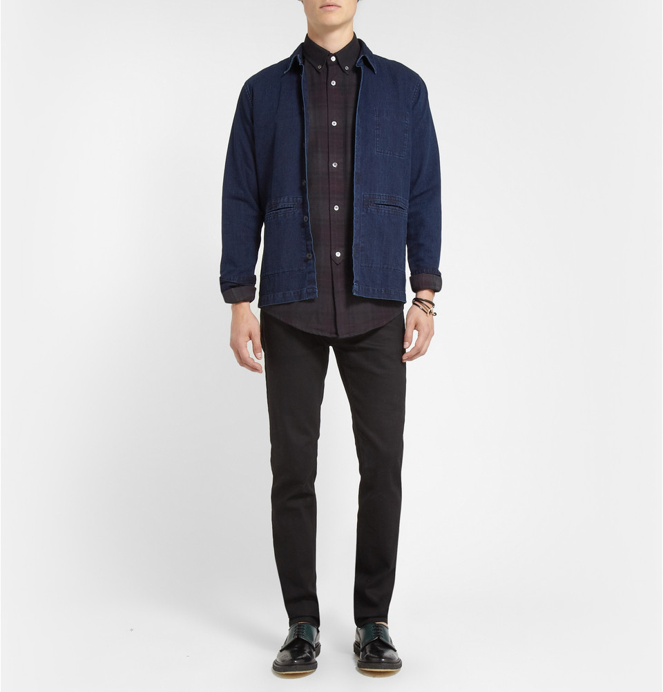 overdyed black t shirt