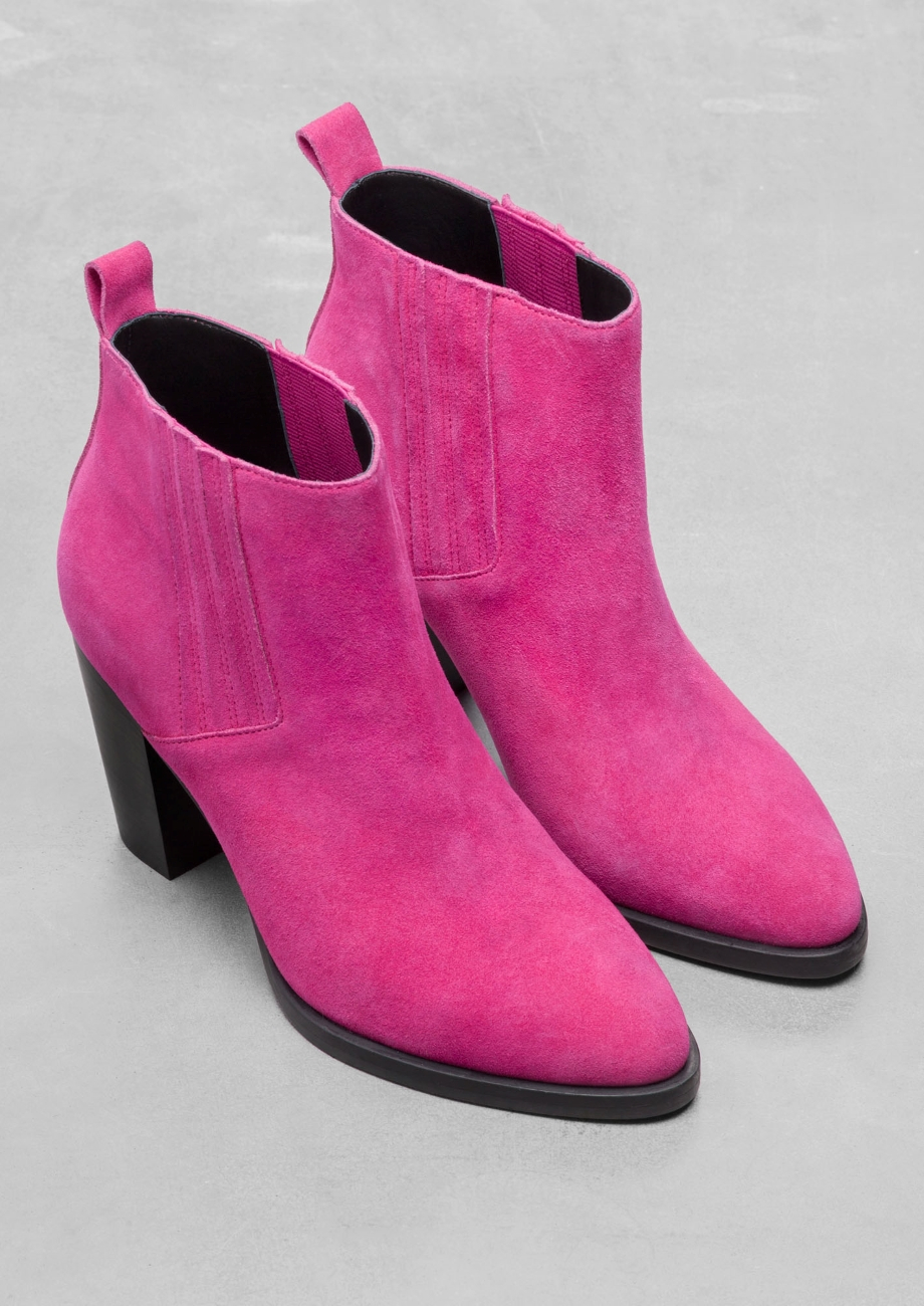 other stories suede boots