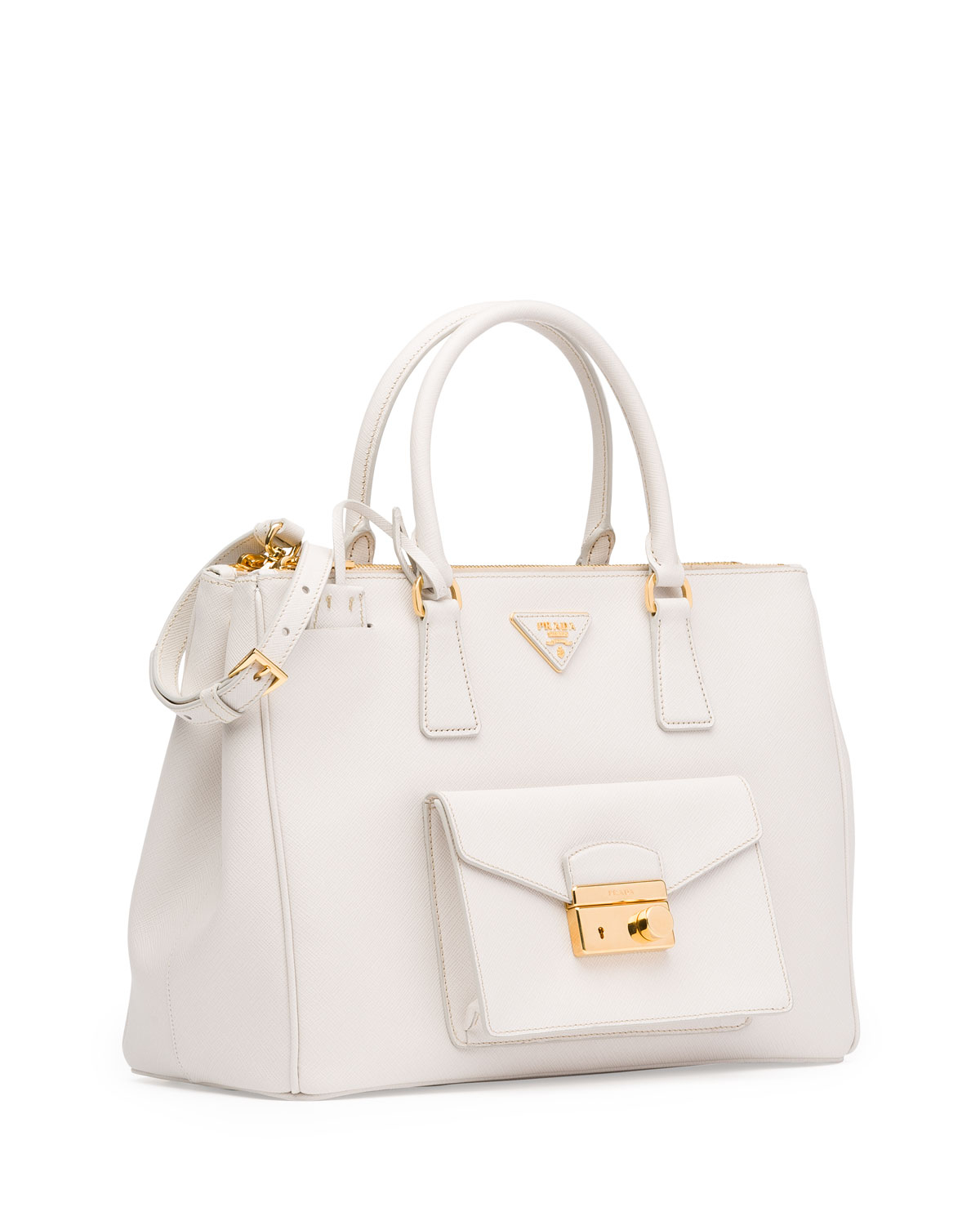 prada white saffiano