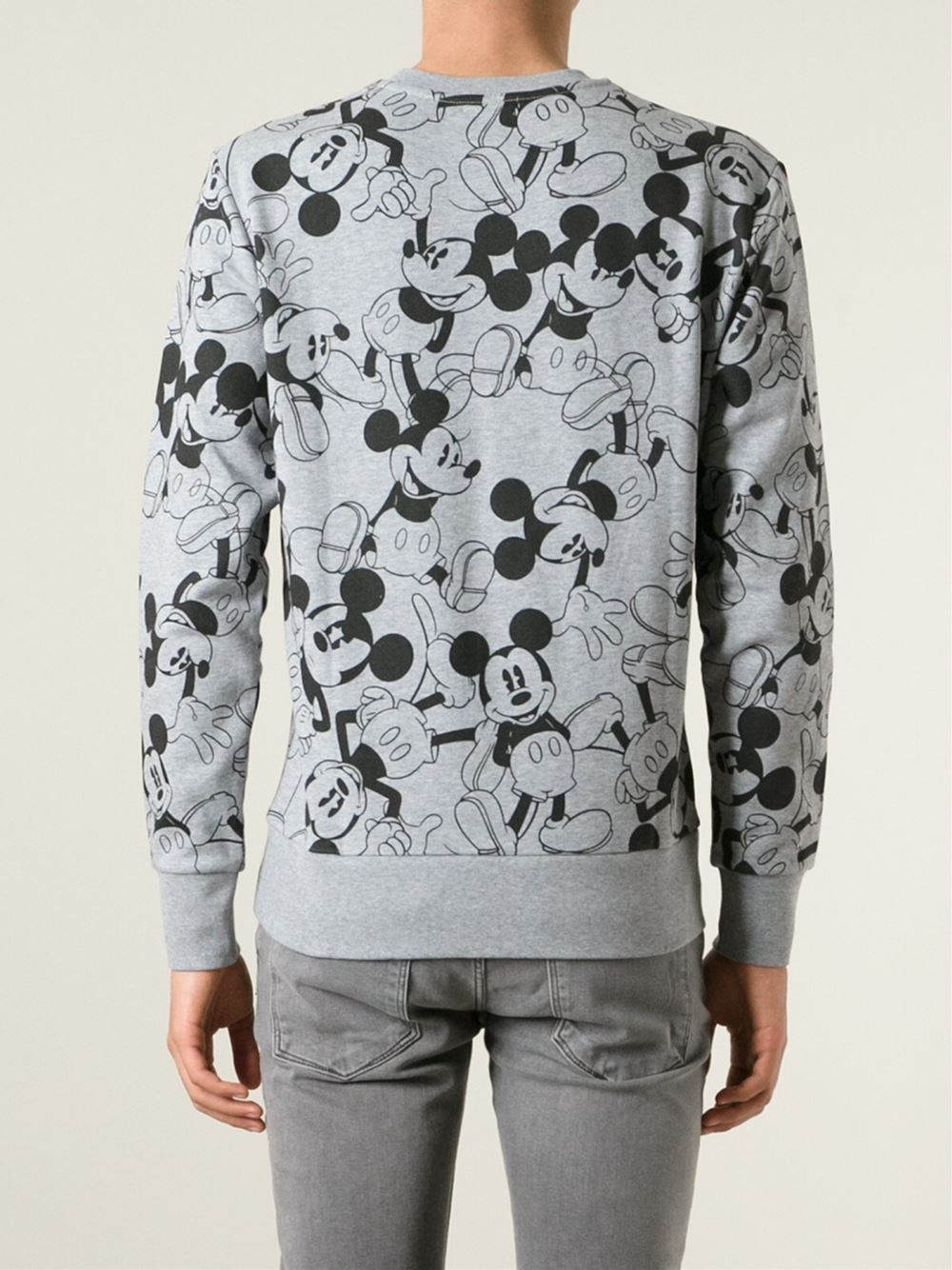 gray mickey mouse sweatshirt
