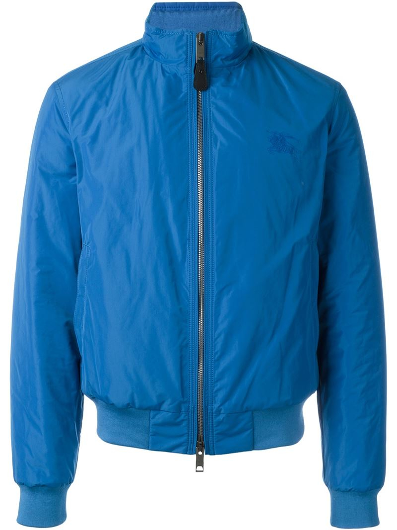 burberry blue bomber jacket