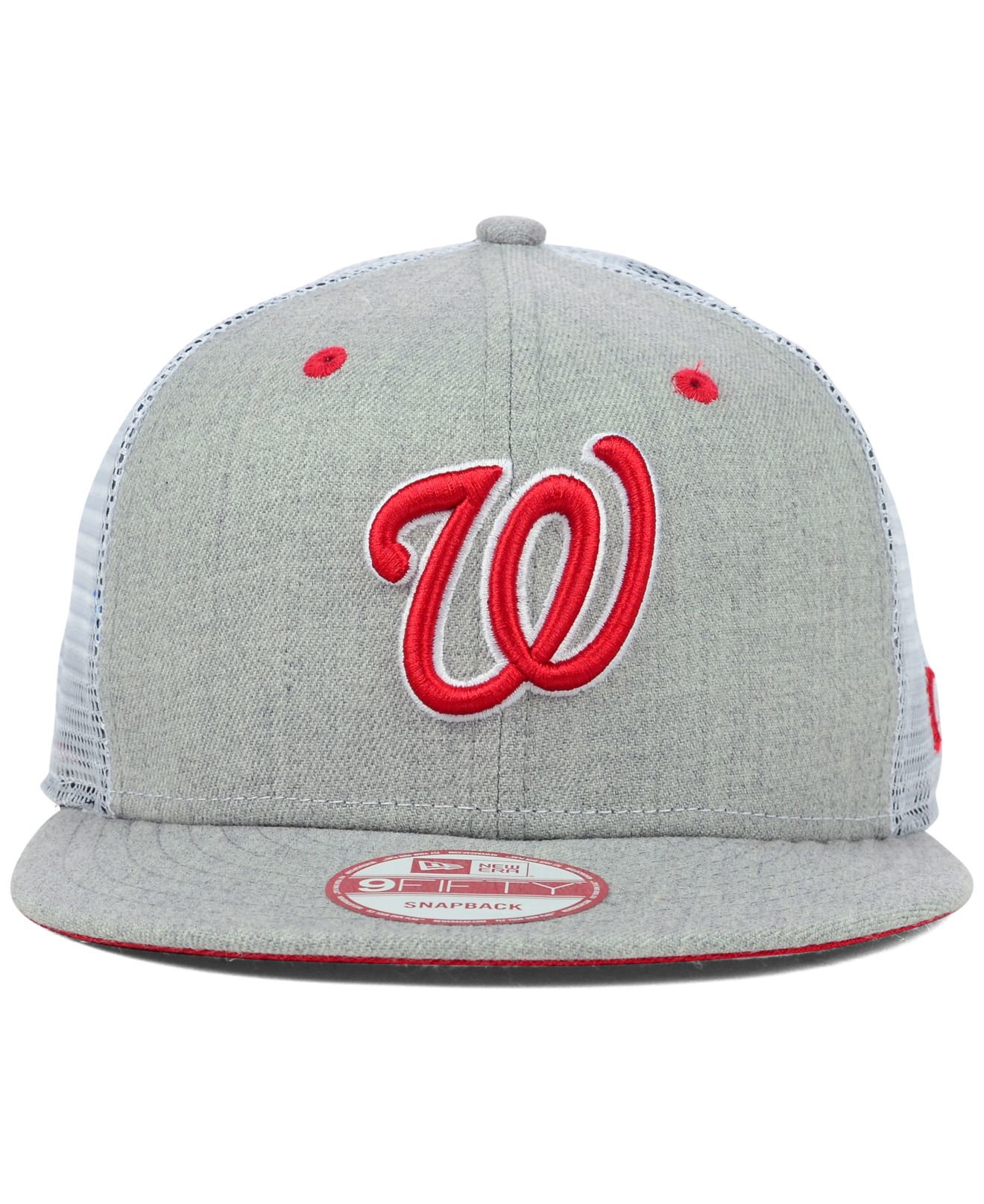 Download KTZ Washington Nationals Heather Trucker 9fifty Snapback ...