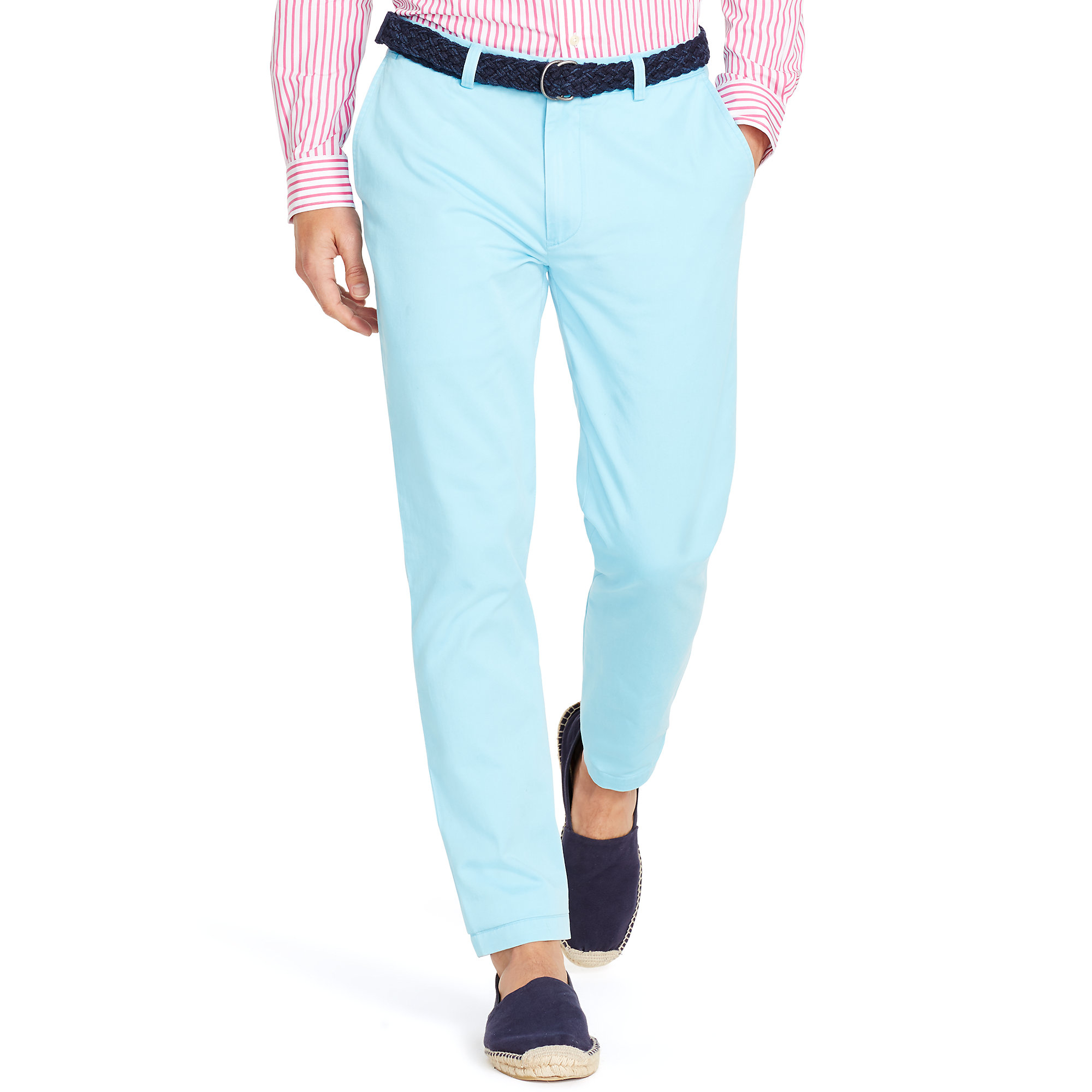 turquoise chinos mens