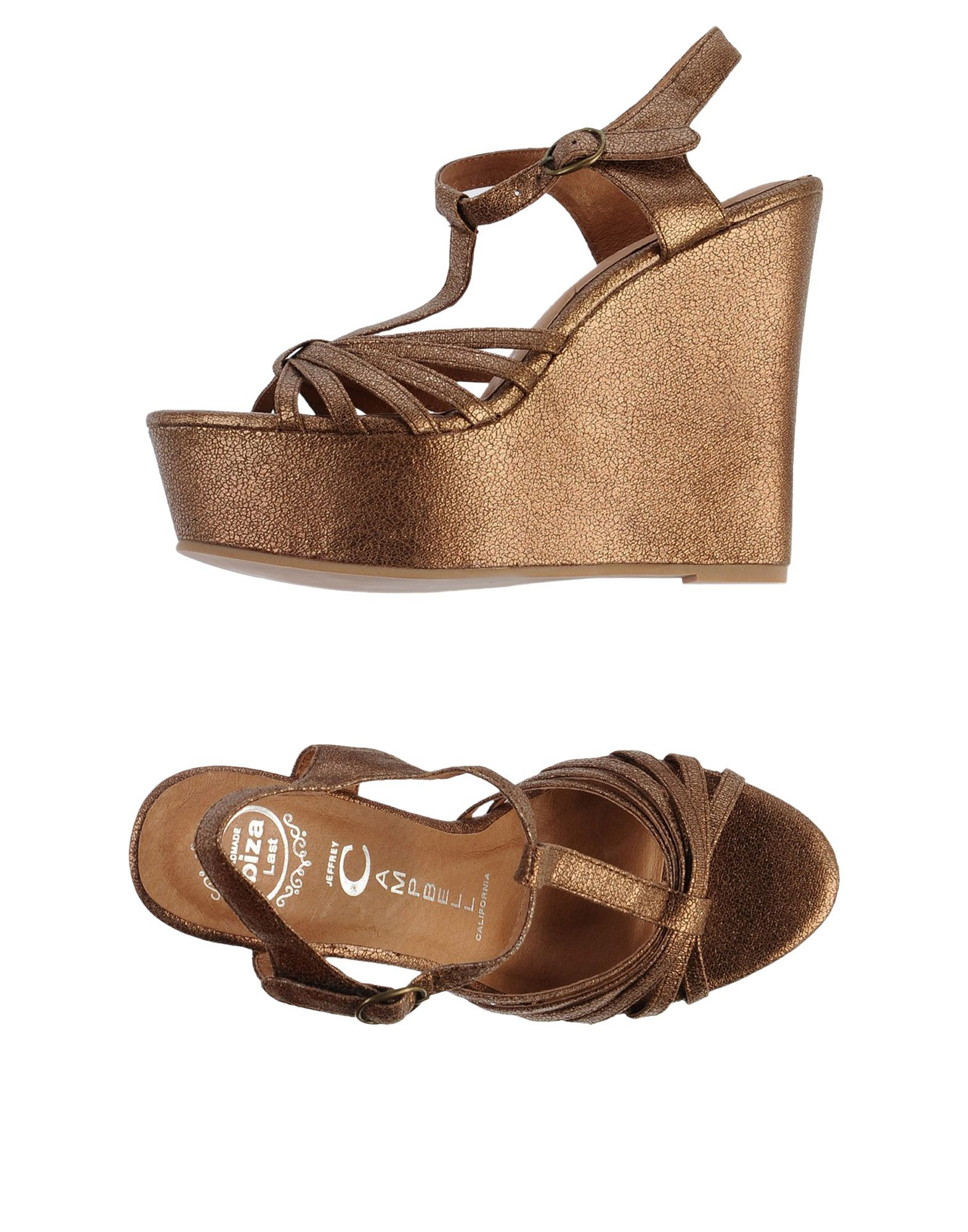 Jeffrey campbell Sandals in Gold (Copper) | Lyst