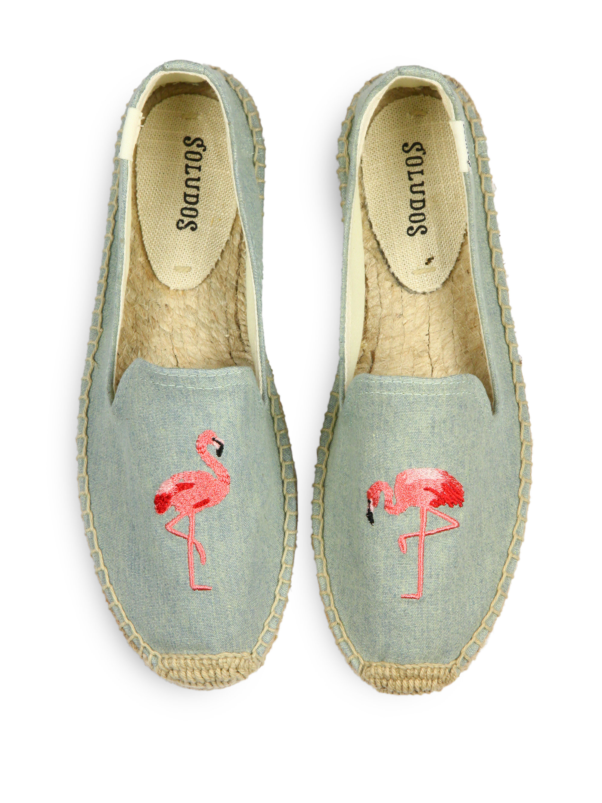 blue flat espadrilles