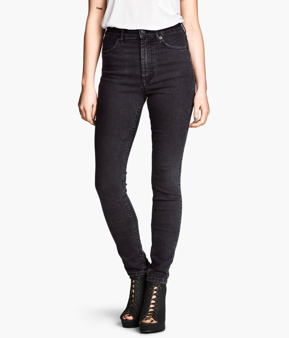 H & m skinny high waist denim