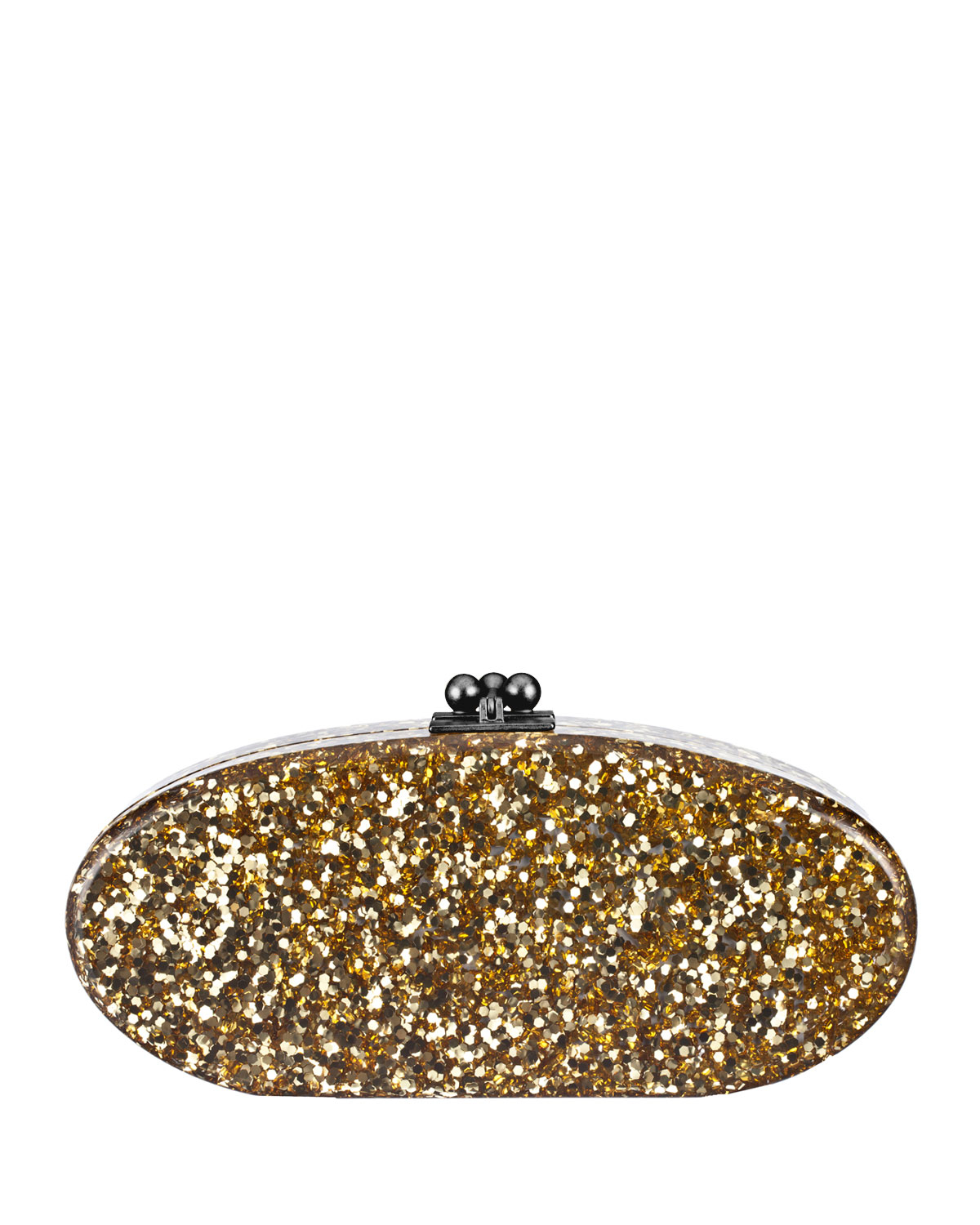 edie parker gold clutch