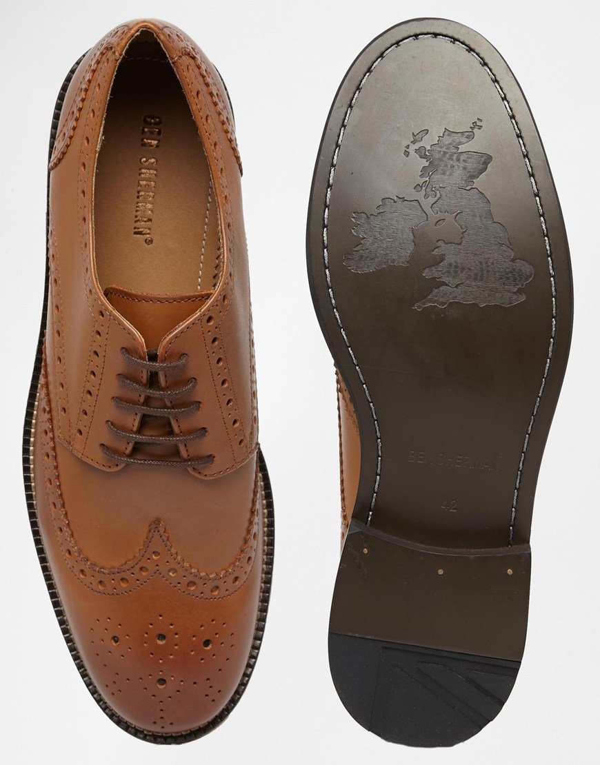 ben sherman tan shoes