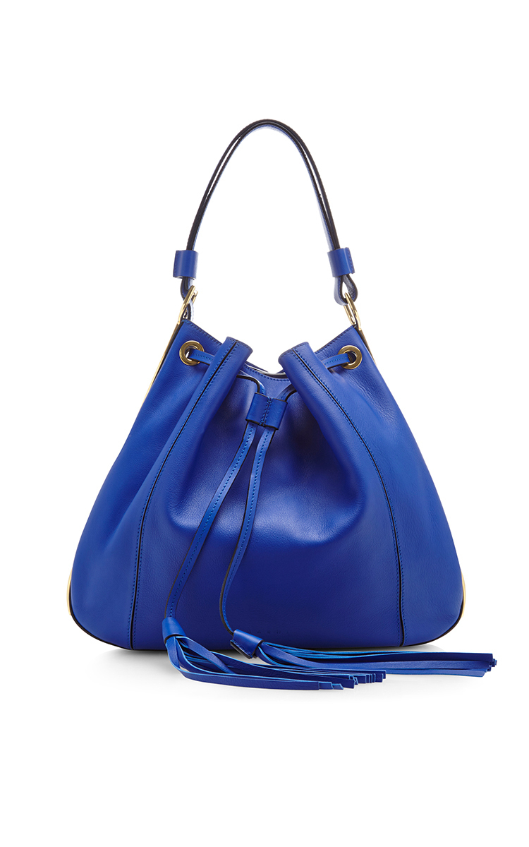 Marni Cobalt Blue Leather Shoulder Bag in Blue | Lyst