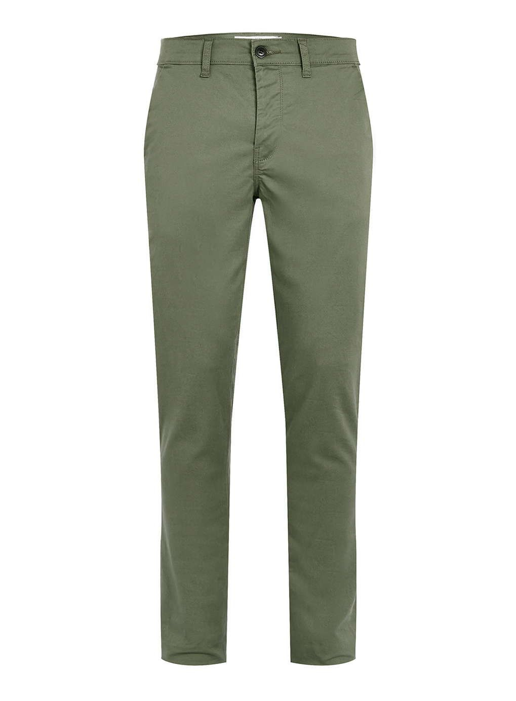 Topman Khaki Stretch Skinny Chino in Green for Men | Lyst