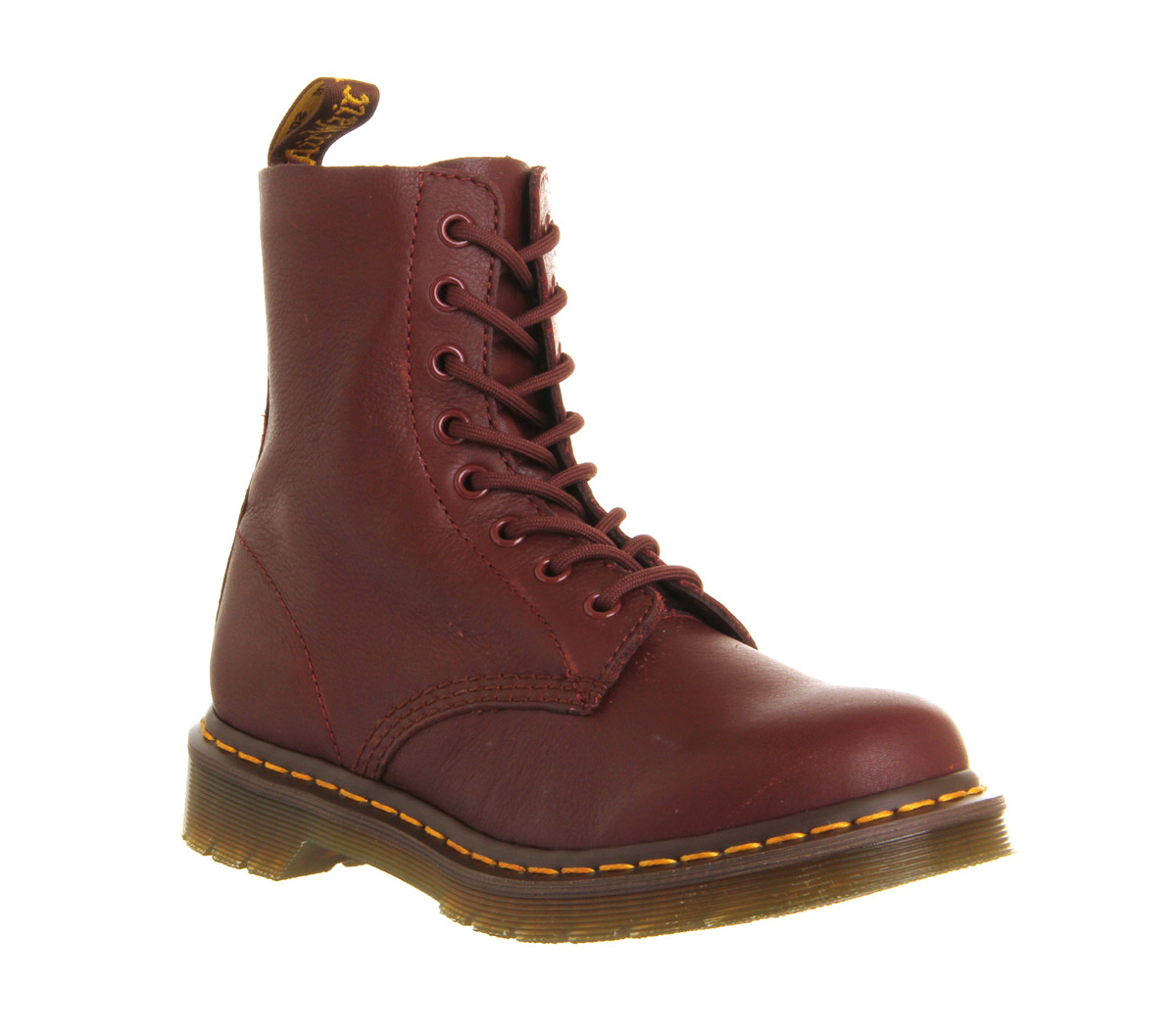 Dr. martens Leather Made in England Boots in Red (cherry) | Lyst