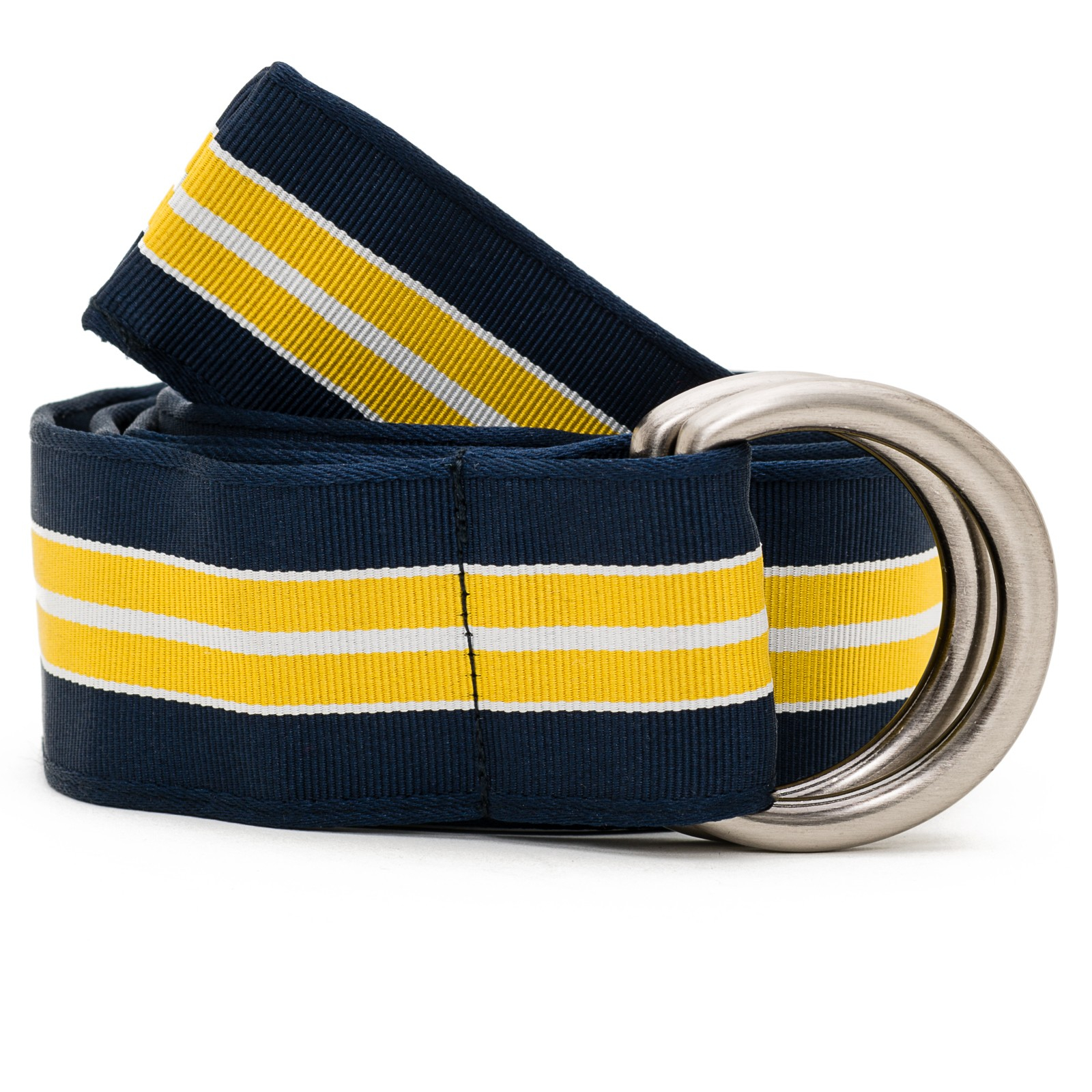 Hartford Striped Ribbon Belt in Blue for Men (Yellow) Lyst