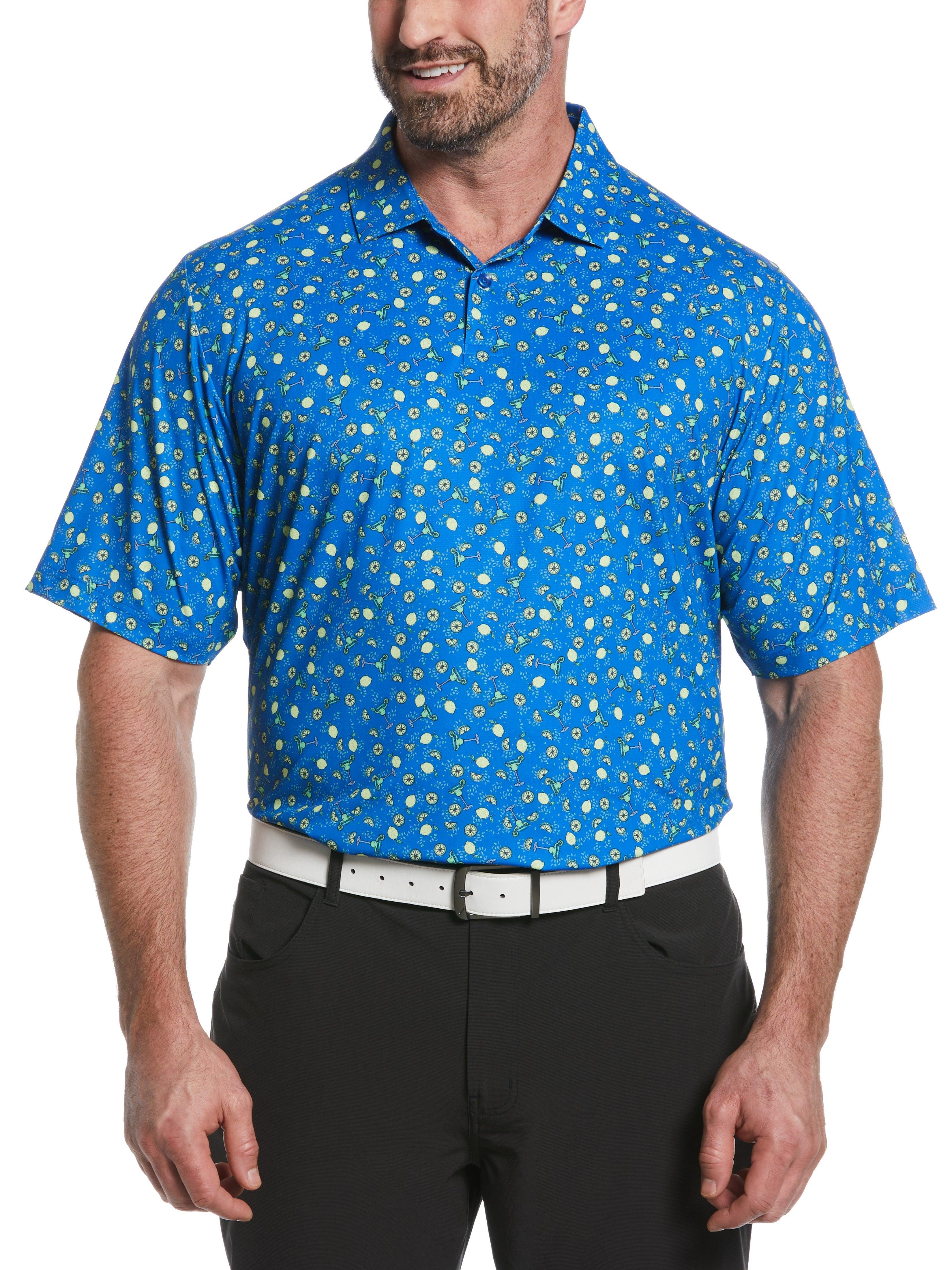 Analytisk Positiv Elektrisk Callaway Apparel Big & Tall Ventilated Fruit Print Golf Polo in Blue for  Men | Lyst