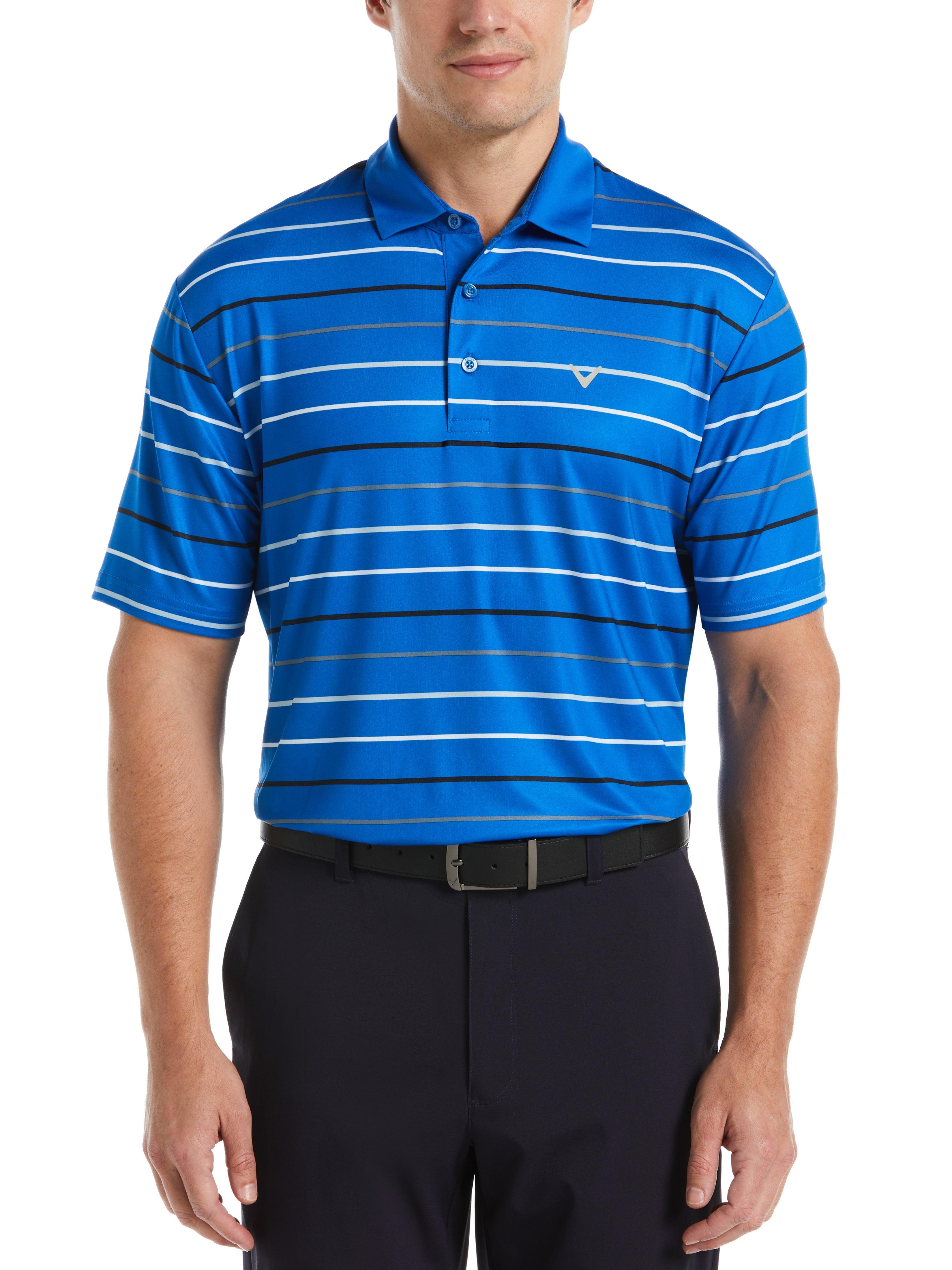 Callaway Apparel Roadmap Stripe Golf Polo in Blue for Men Lyst