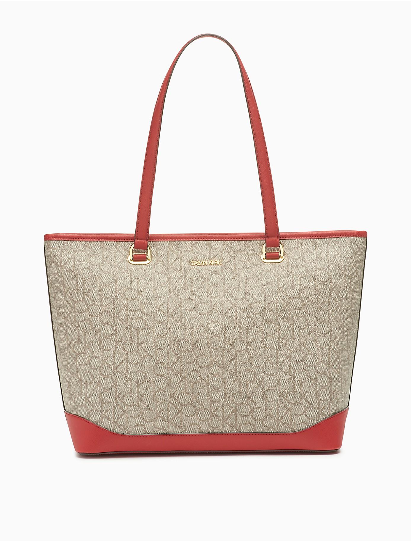 calvin klein logo tote