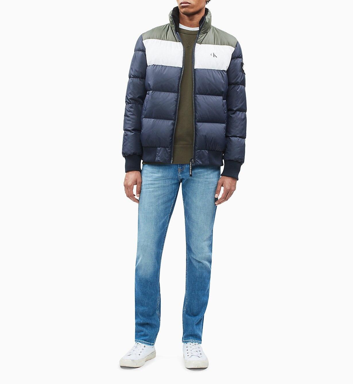 calvin klein recycled polyester down puffer jacket