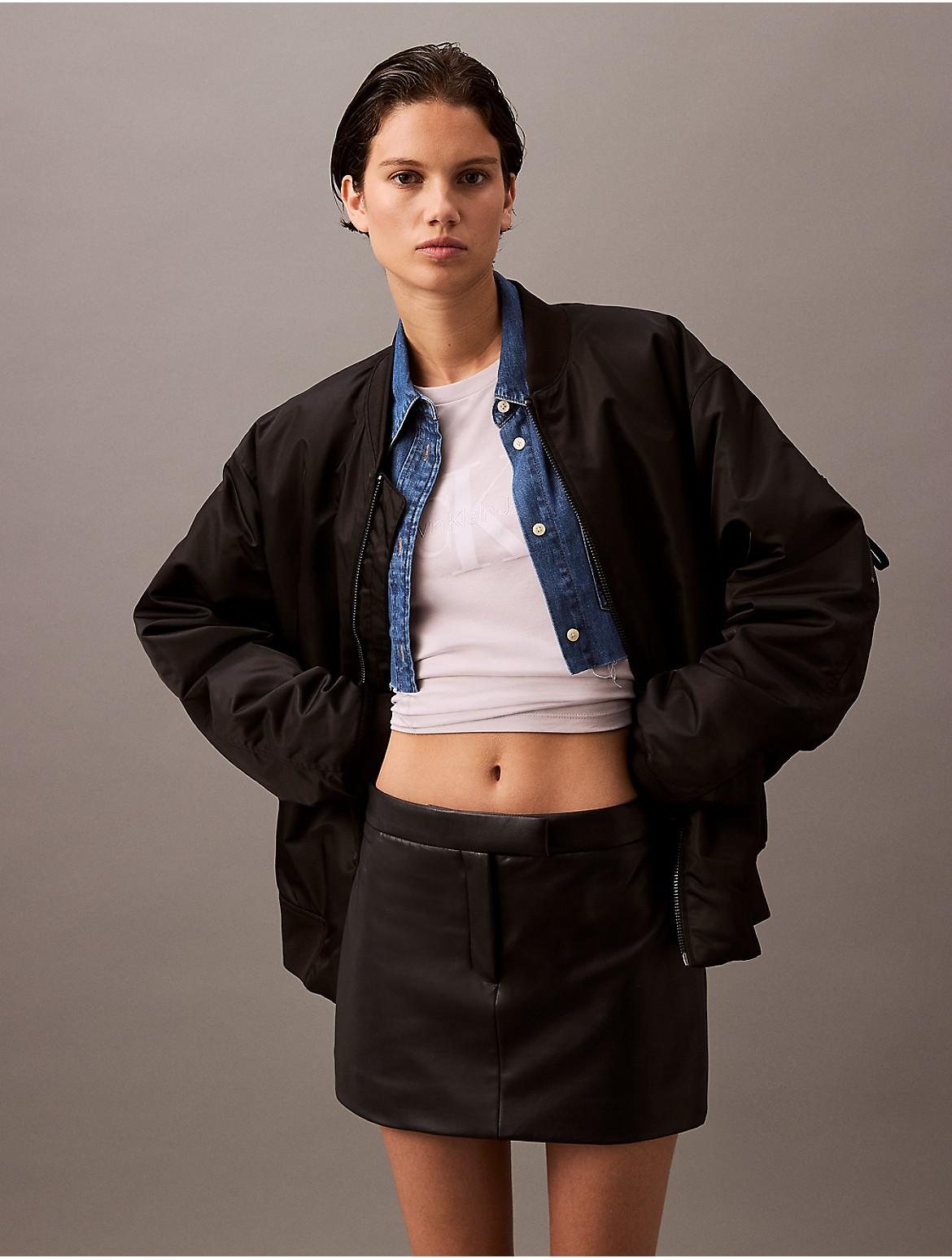 Designer Calvin Klein Faux Leather Skirt Dresses for Women - Up to 71% off  | Lyst